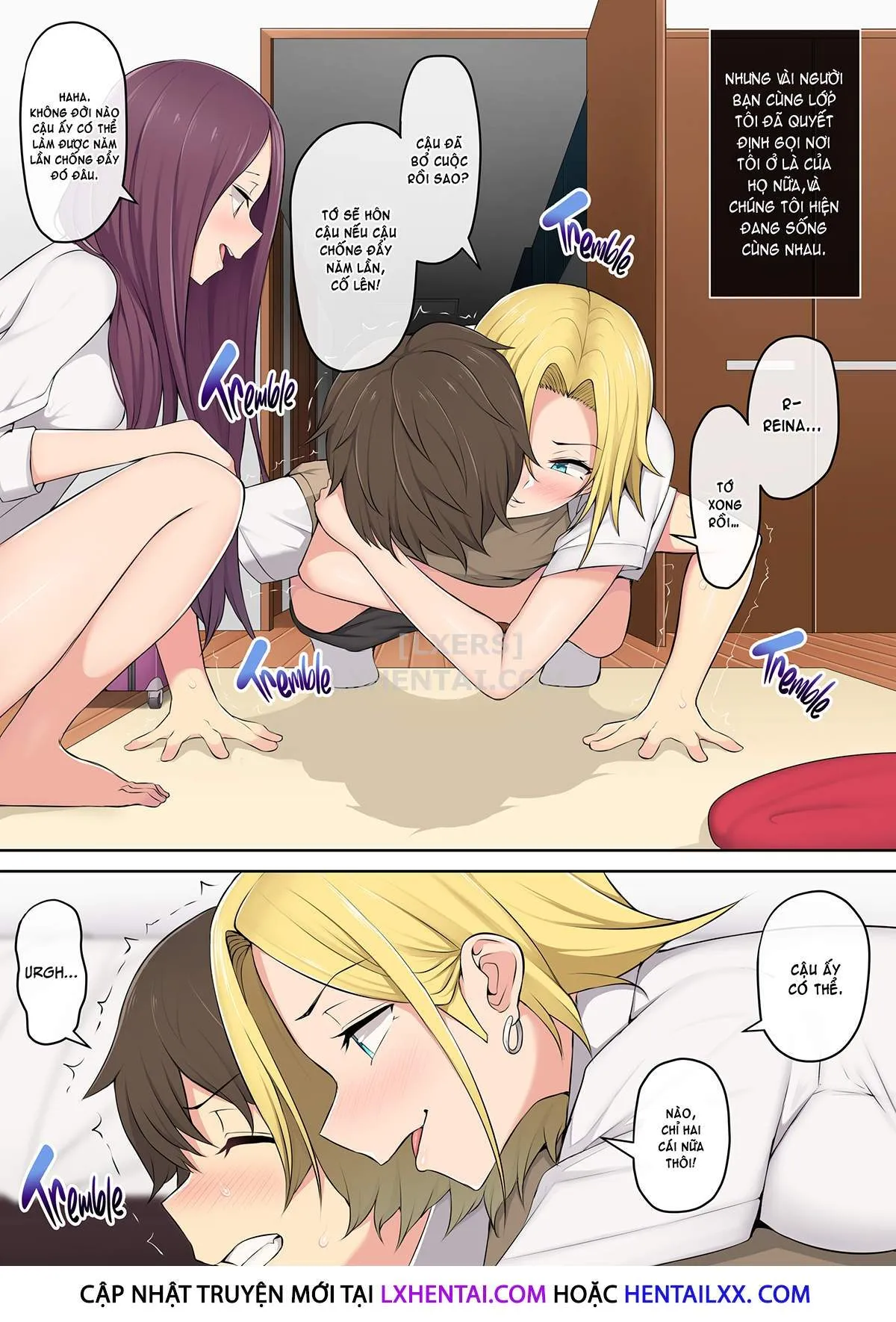 HentaiVN.net - Ảnh 6 - Imaizumi đưa cả bầy Gyaru về nhà mình - Chap 2