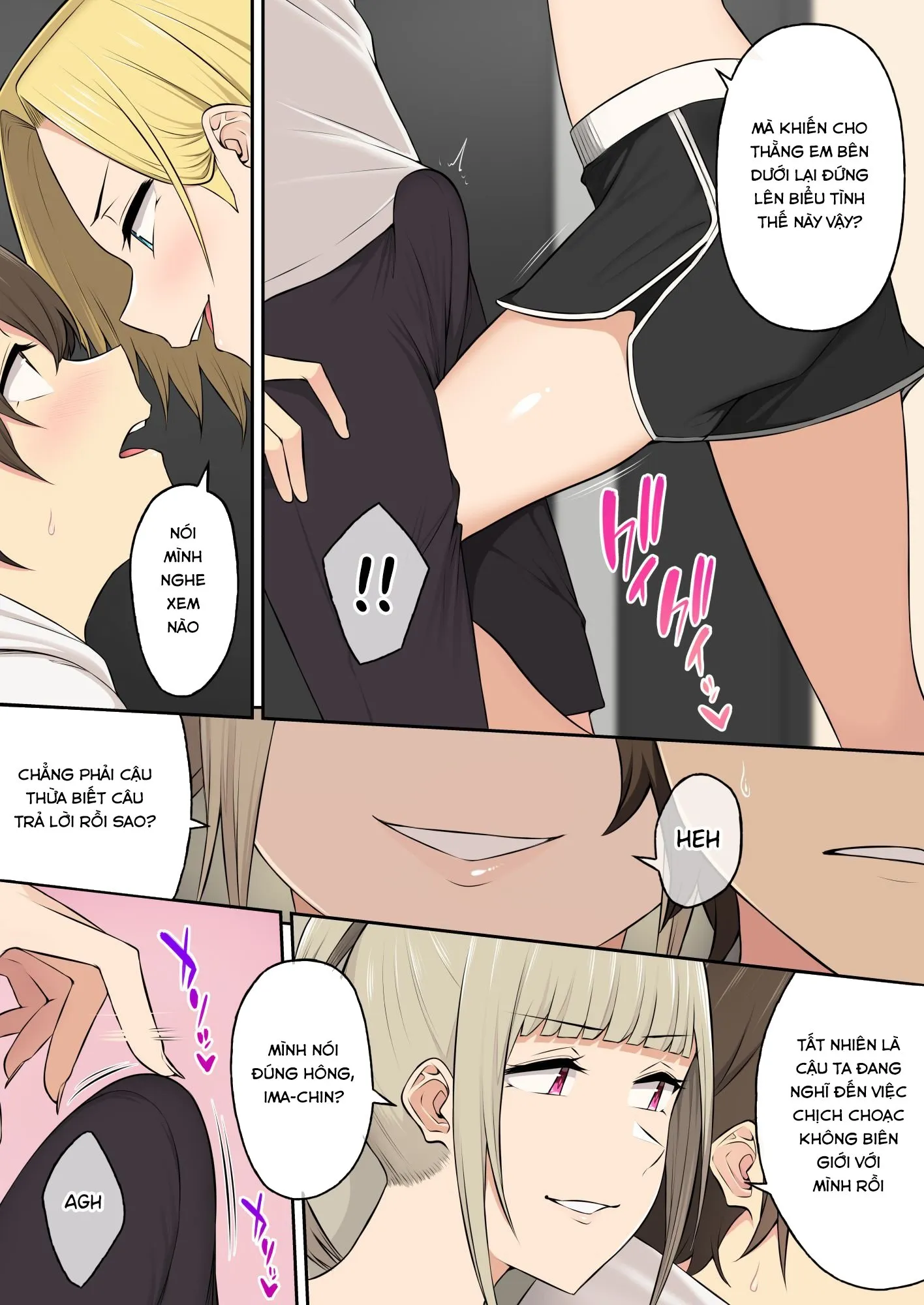 HentaiVN.net - Ảnh 6 - Imaizumi đưa cả bầy Gyaru về nhà mình - Chap 4.1