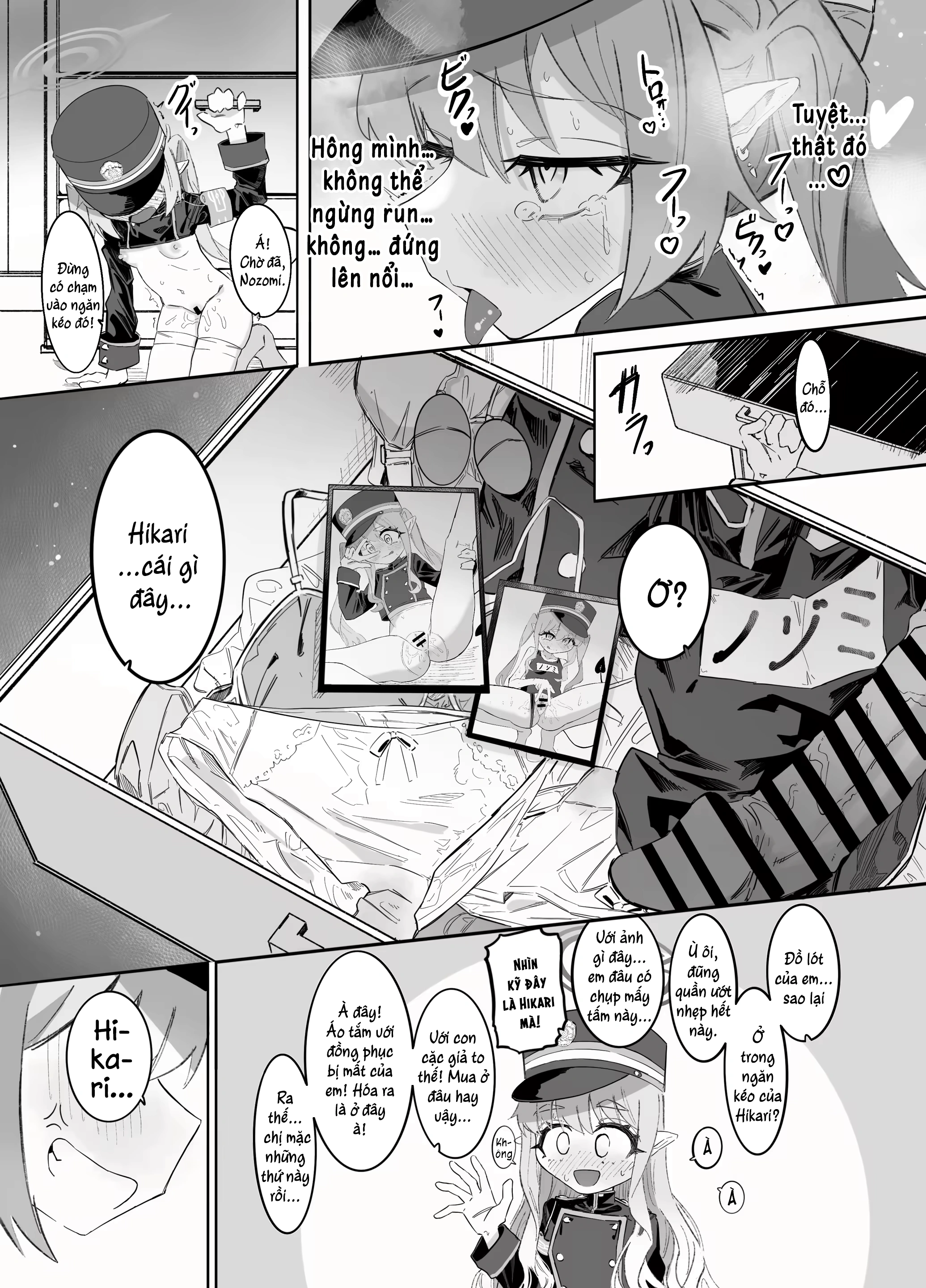 HentaiVN.net - Ảnh 7 - Nozomi Hikari & Đoàn Tàu Yuri Xình Xịch - Oneshot: Sếch Bùng Lổ