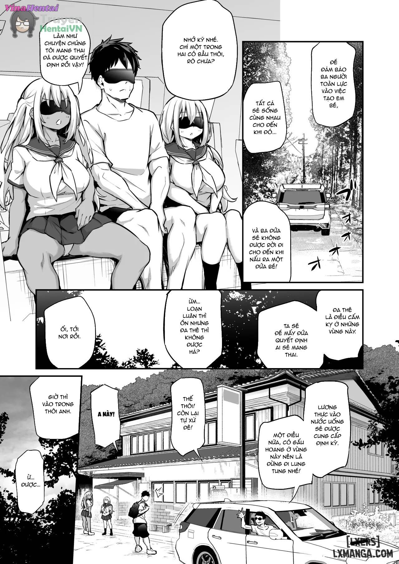 HentaiVN.net - Ảnh 6 - Imouto-tachi o Haramasenai to Derarenai Mura - Oneshot