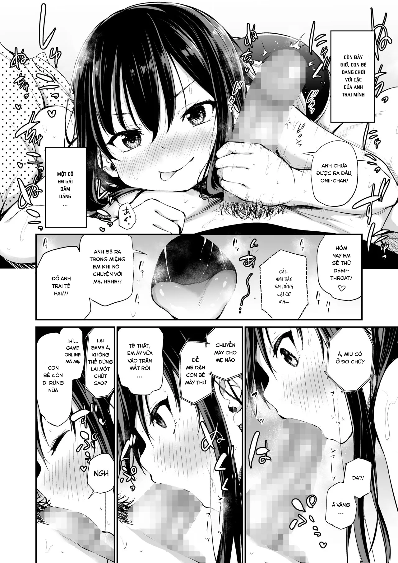 HentaiVN.net - Ảnh 6 - Địt tung lồn con em gái mất nết! - Oneshot