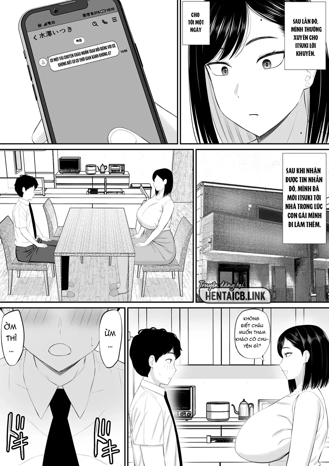 HentaiVN.net - Ảnh 6 - Người mẹ chu đáo với bạn trai con gái - Oneshot