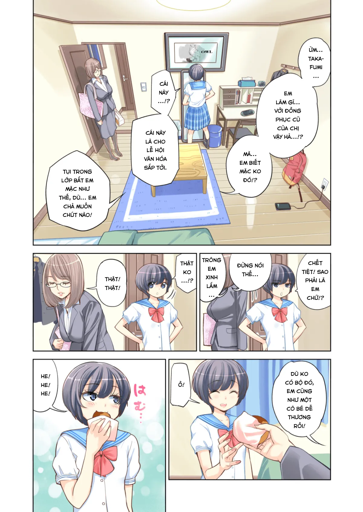 HentaiVN.net - Ảnh 6 - Kyoudai Shikkaku [Failing as Brother and Sister] - Oneshot