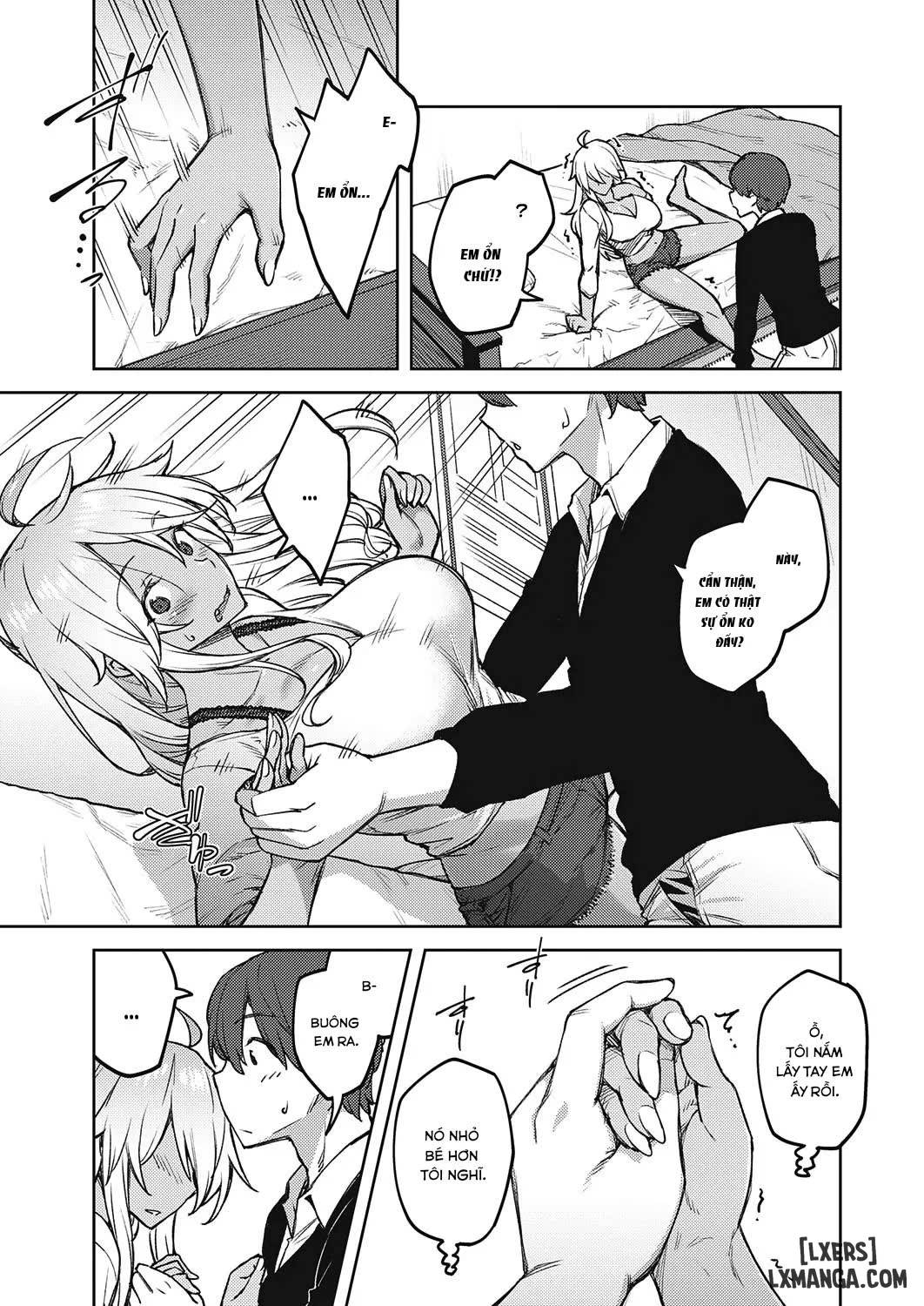 HentaiVN.net - Ảnh 6 - Nắm tay là có bầu [When You Take My Hand in Yours; khi em nắm lấy tay anh] - Oneshot