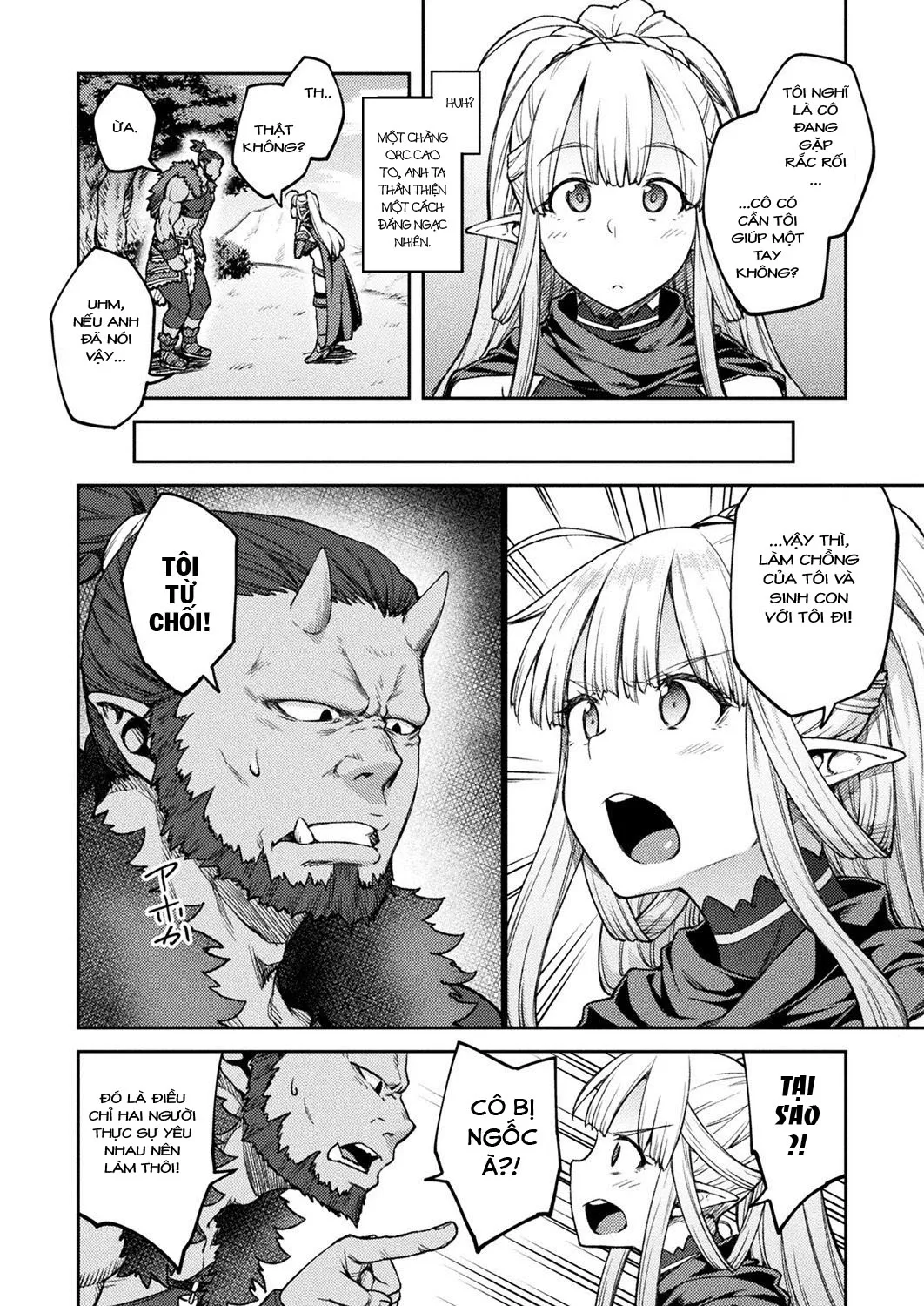 HentaiVN.net - Ảnh 4 - Himono Erufu, Kozukuri o Suru [干物エルフ、子作りをする。] - Oneshot