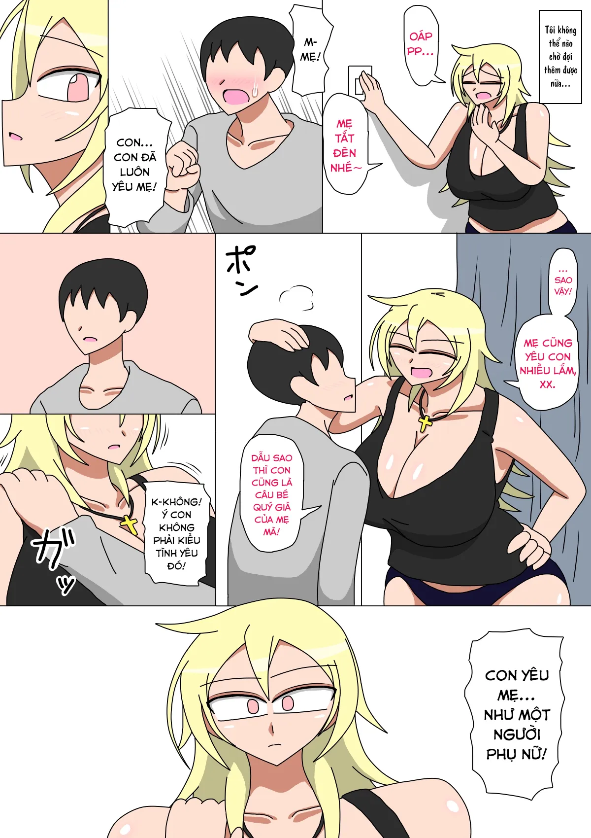 HentaiVN.net - Ảnh 5 - Sống cùng với bà mẹ của tôi! [Living With My Ex-Deliquent Mother; Motoyan Kaa-San To Futarikiri No Seikatsu] - Oneshot