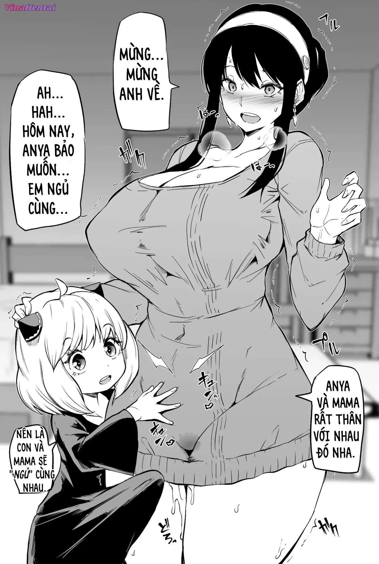 HentaiVN.net - Ảnh 5 - Bé Anya Mẹ Yor [Anya To Yor] - Oneshot