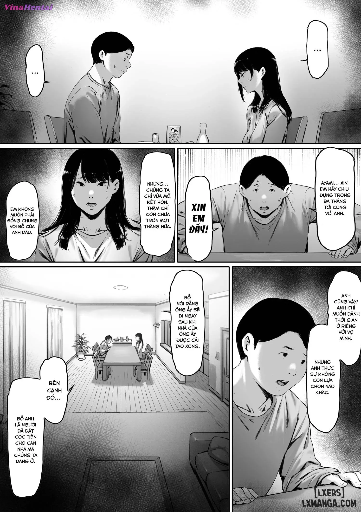 HentaiVN.net - Ảnh 6 - 1. Ánh nhìn của bố chồng 1 - Chapter 1