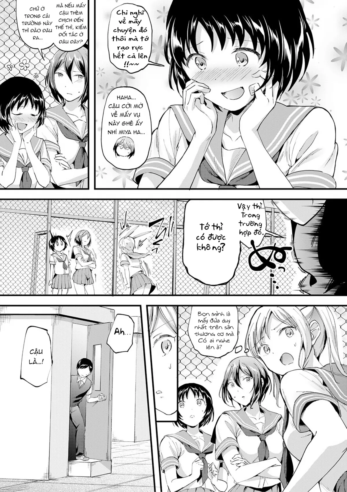 HentaiVN.net - Ảnh 6 - Nào chị em ta cùng hấp diêm! [Let’s Gyaku Rape, Let's Reverse Rape, Let’s逆レイプ] - Chap 2: Vắt cực khô cùng 3 cô em thèm đụ