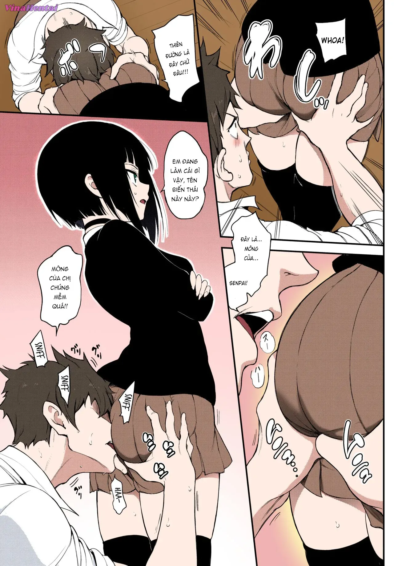 HentaiVN.net - Ảnh 6 - Senpai Lạnh Lùng ❤  - Chap 1: Full color