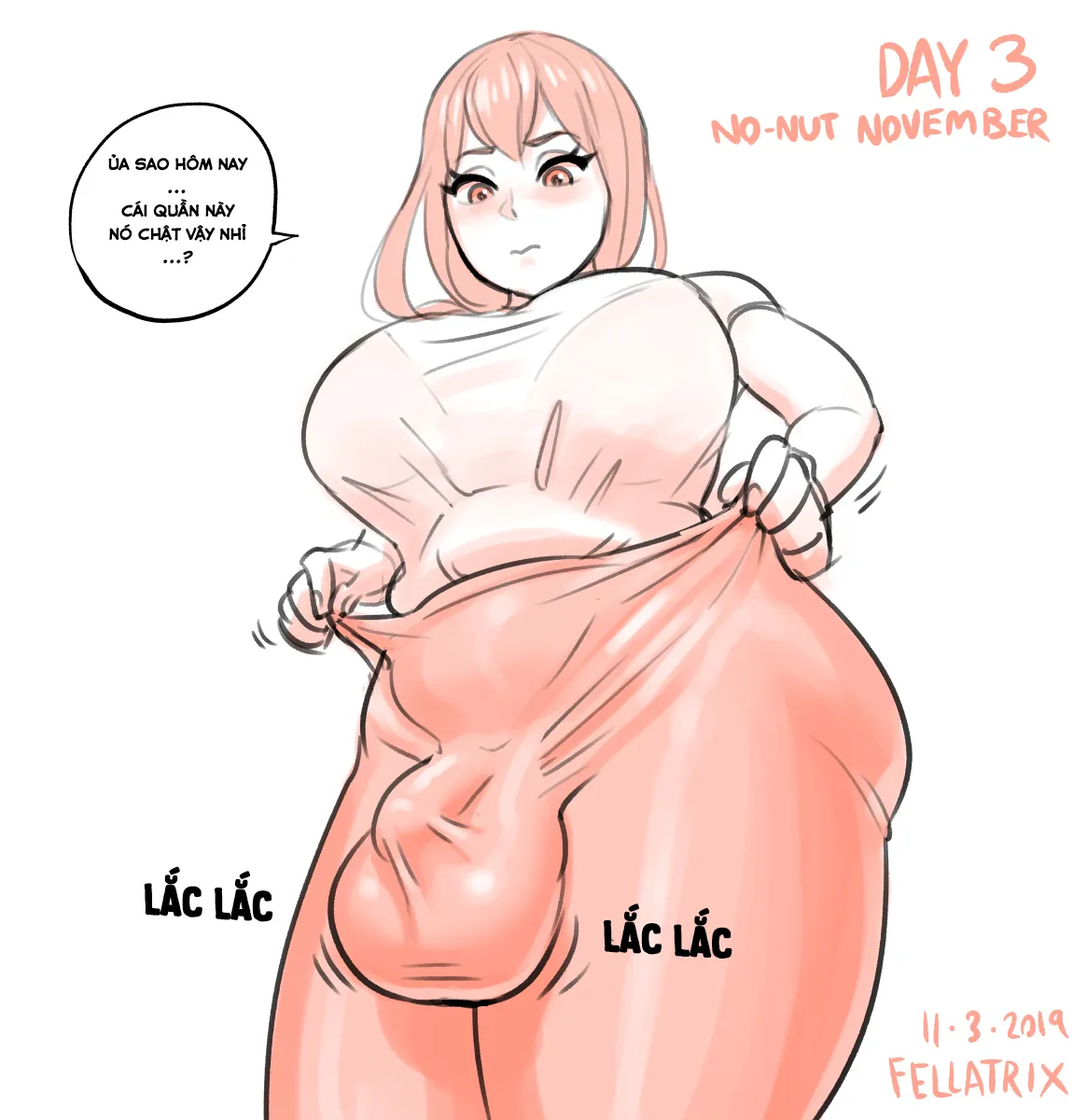 HentaiVN.net - Ảnh 5 - Sarah's No Nut November [Nhật Ký No Nut November của Sarah!] - Chap 1 - 15 Ngày Đầu Tiên