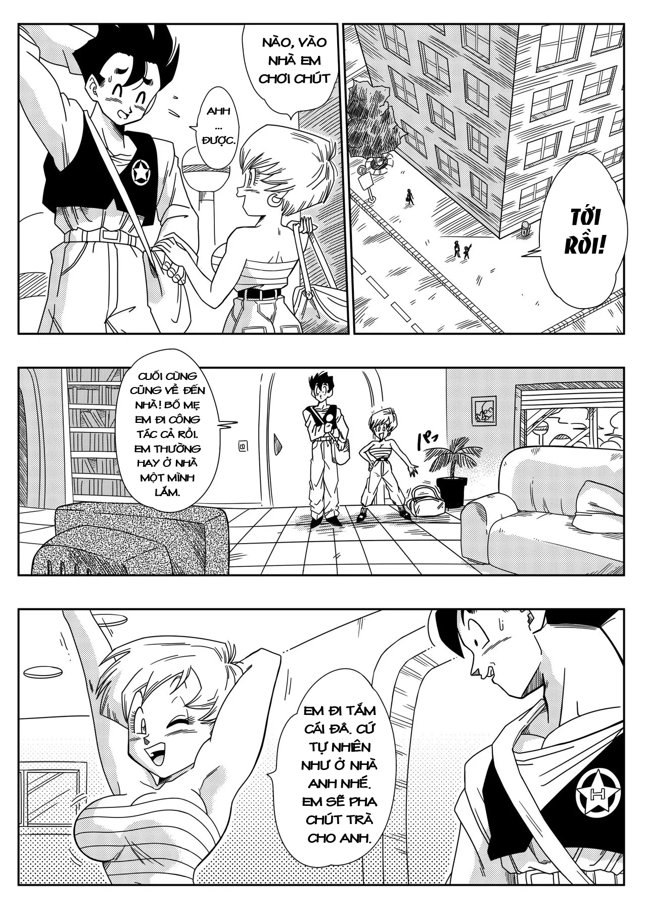 HentaiVN.net - Ảnh 6 - Cặc Hóa Siêu Xayda Đại Chiến Với Những Cái Lồn Xinh [Love Triangle Z] - Chap 1: Đẹp trai khoai to thì gái tự bu đến (Có che)