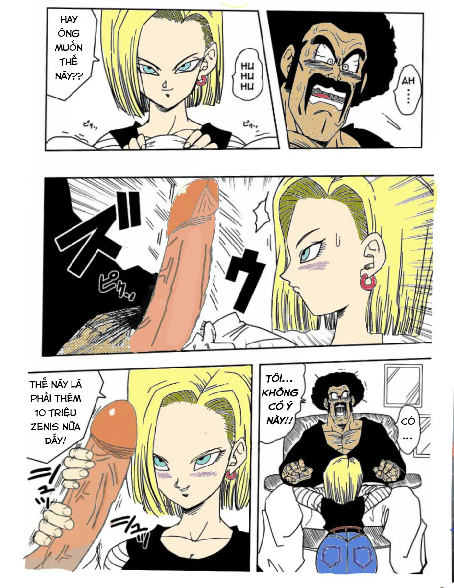 HentaiVN.net - Ảnh 5 - 18-gou to Mister Satan!! Seiteki Sentou! (Dragon Ball Z) [Decensored] [Android N18 and Mr. Satan!! Sexual Intercourse Between Fighters!] - Oneshot