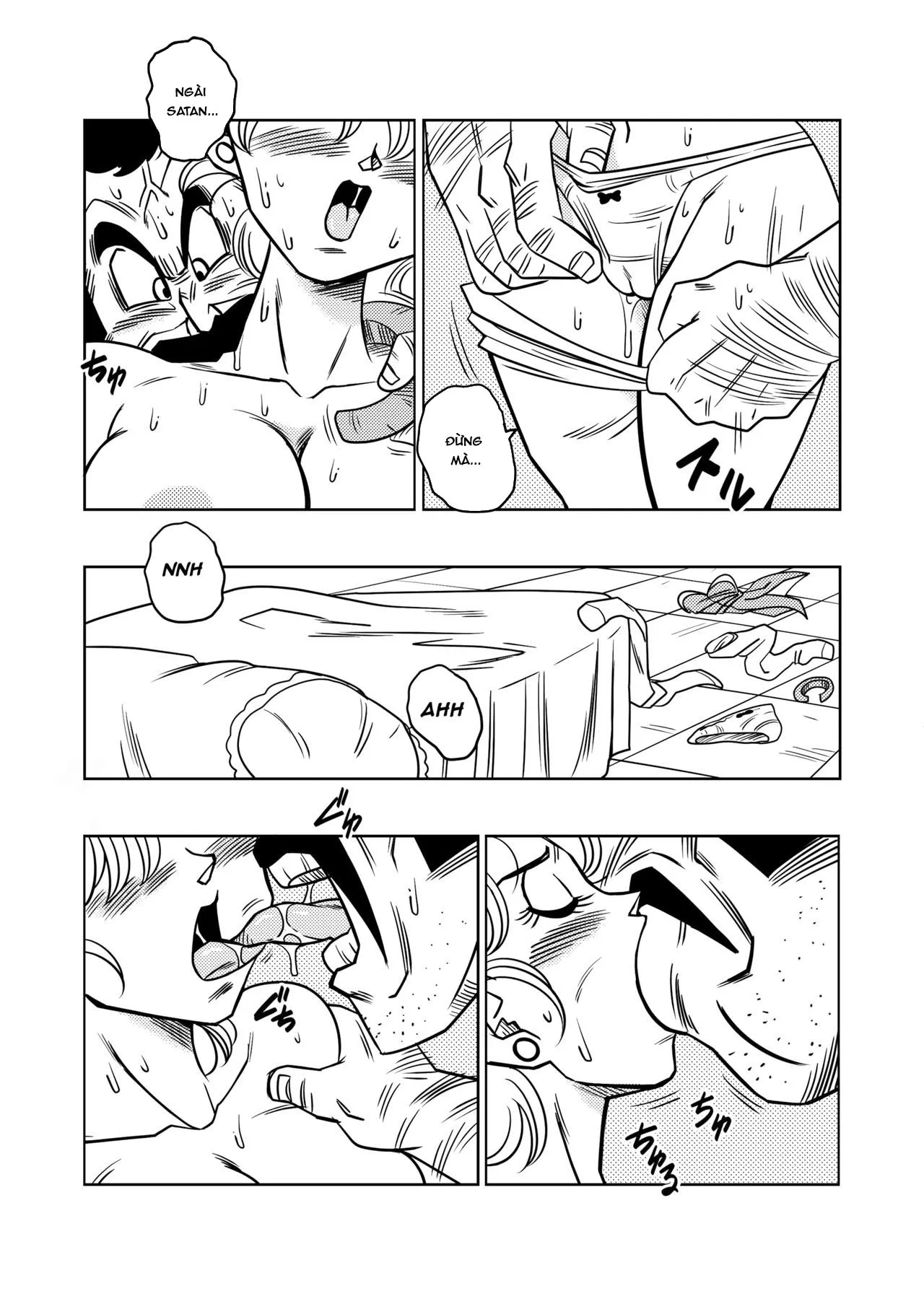 HentaiVN.net - Ảnh 6 - Huấn luyện bí mật của Mr Satan (Dragon Ball Z) [Mr Satan's Secret Training] - Oneshot