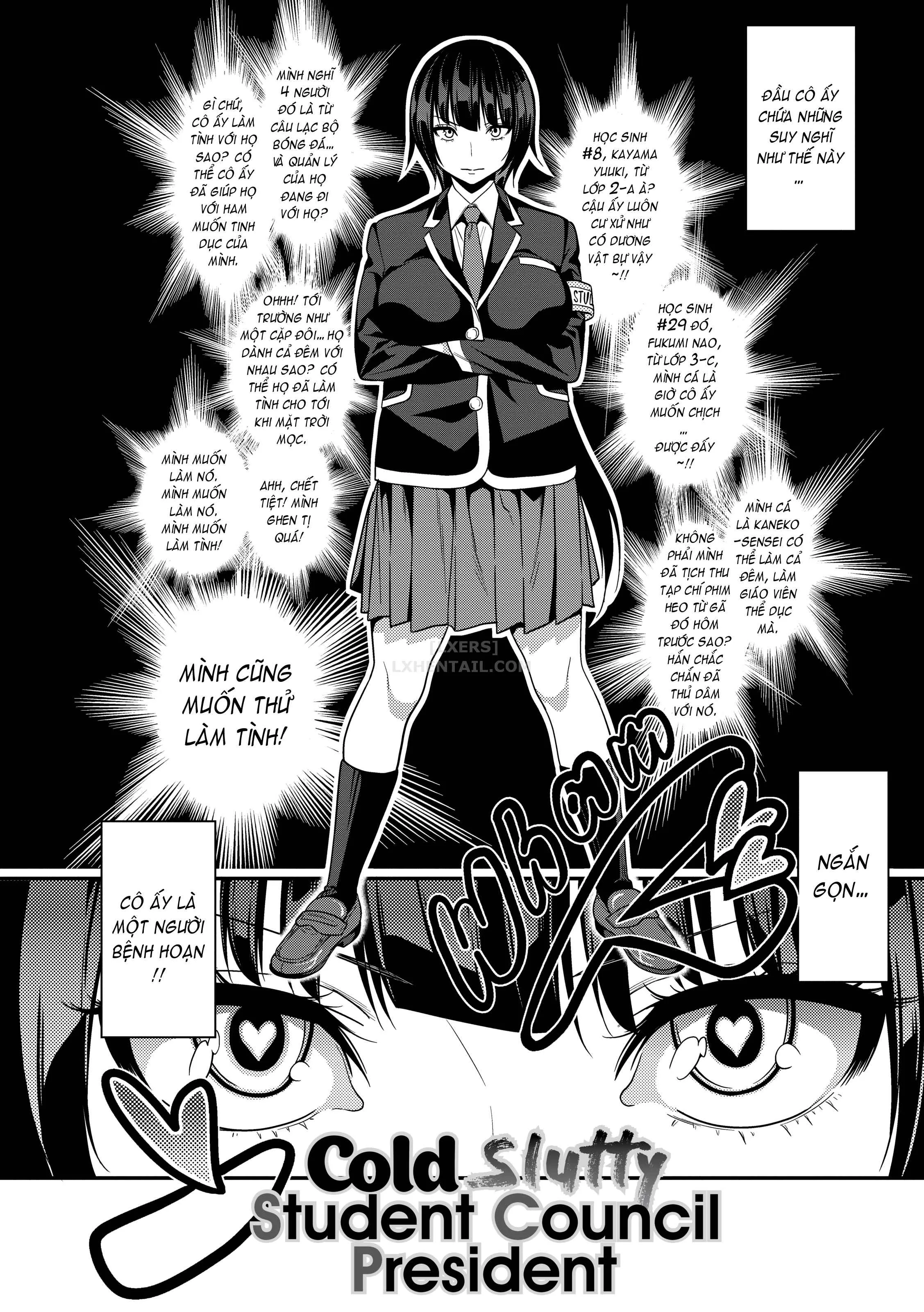 HentaiVN.net - Ảnh 6 - Kogals, Sluts, and Whatever [Dark & Darker Working Girls;Edumacated Girl; A Beast Can't Change Its Spots; Cold Slutty Student Council President; Hichijime-kun's Juunijigaoka-san Route; Love Trap Go Steady] - Chap 4 - Cold Slutty Student Council President