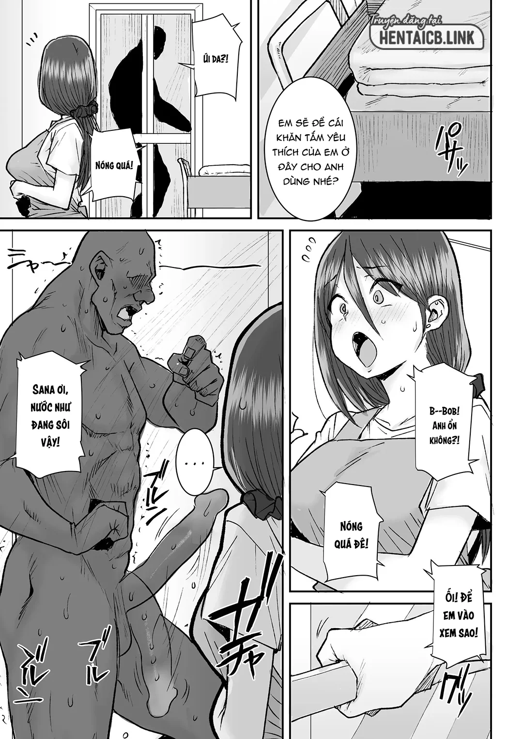 HentaiVN.net - Ảnh 6 - Đụ Tàn Bạo Với Anh Chàng Cơ Bắp Khi Chồng Vắng Nhà - Oneshot