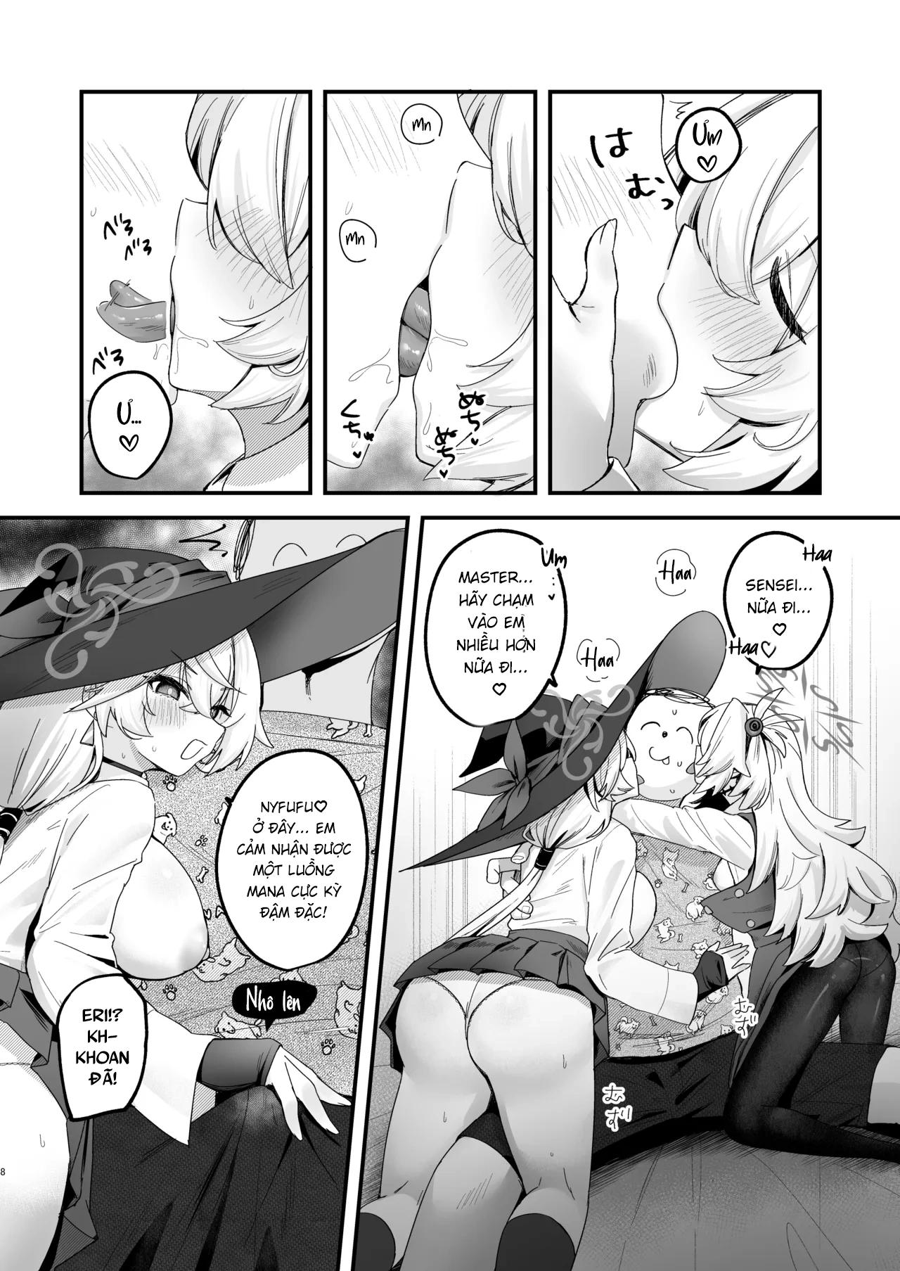 HentaiVN.net - Ảnh 7 - Lucky Occult ~Sensei và thứ bột ma thuật~ - One shot khô dái
