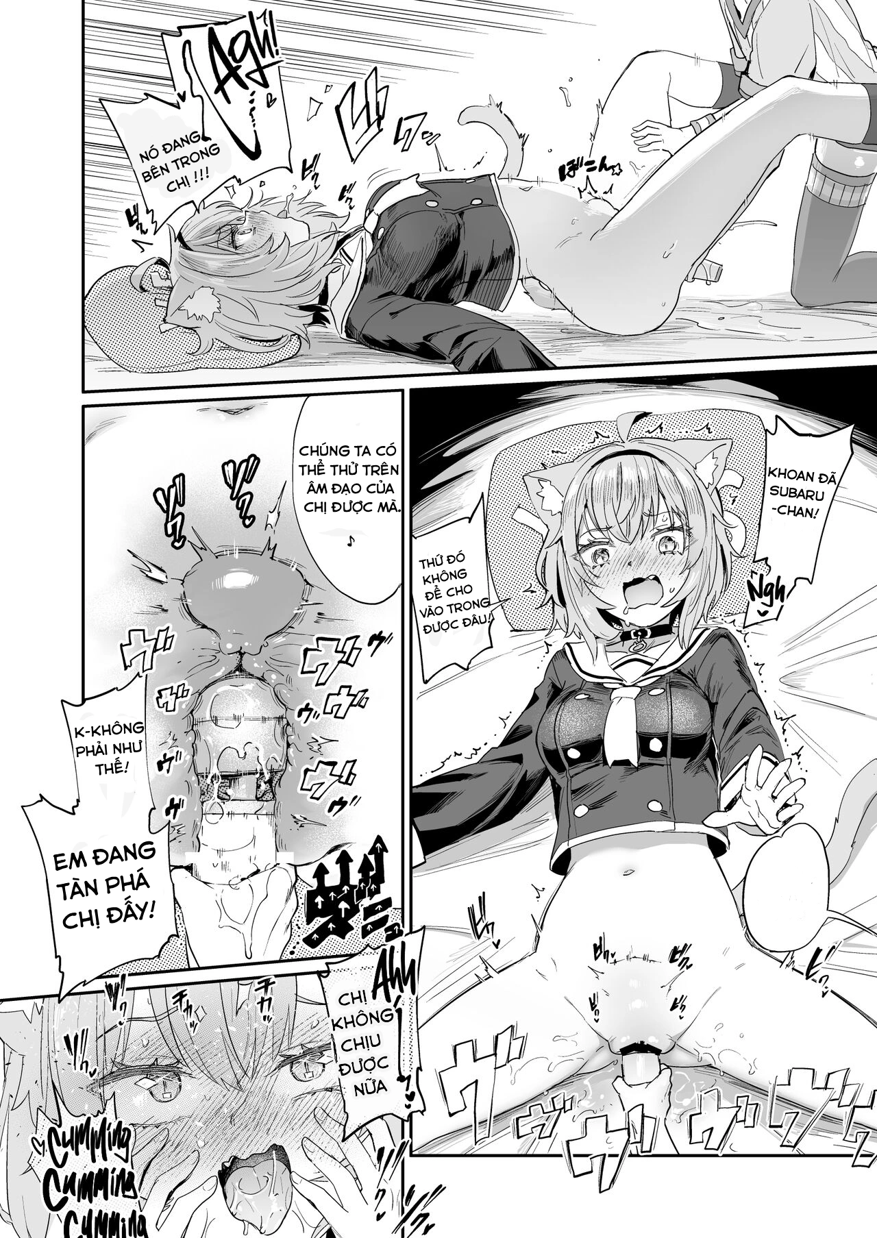 HentaiVN.net - Ảnh 7 - Super Estrus Danger Zone - oozora-subaru-x-nekomata-okayu