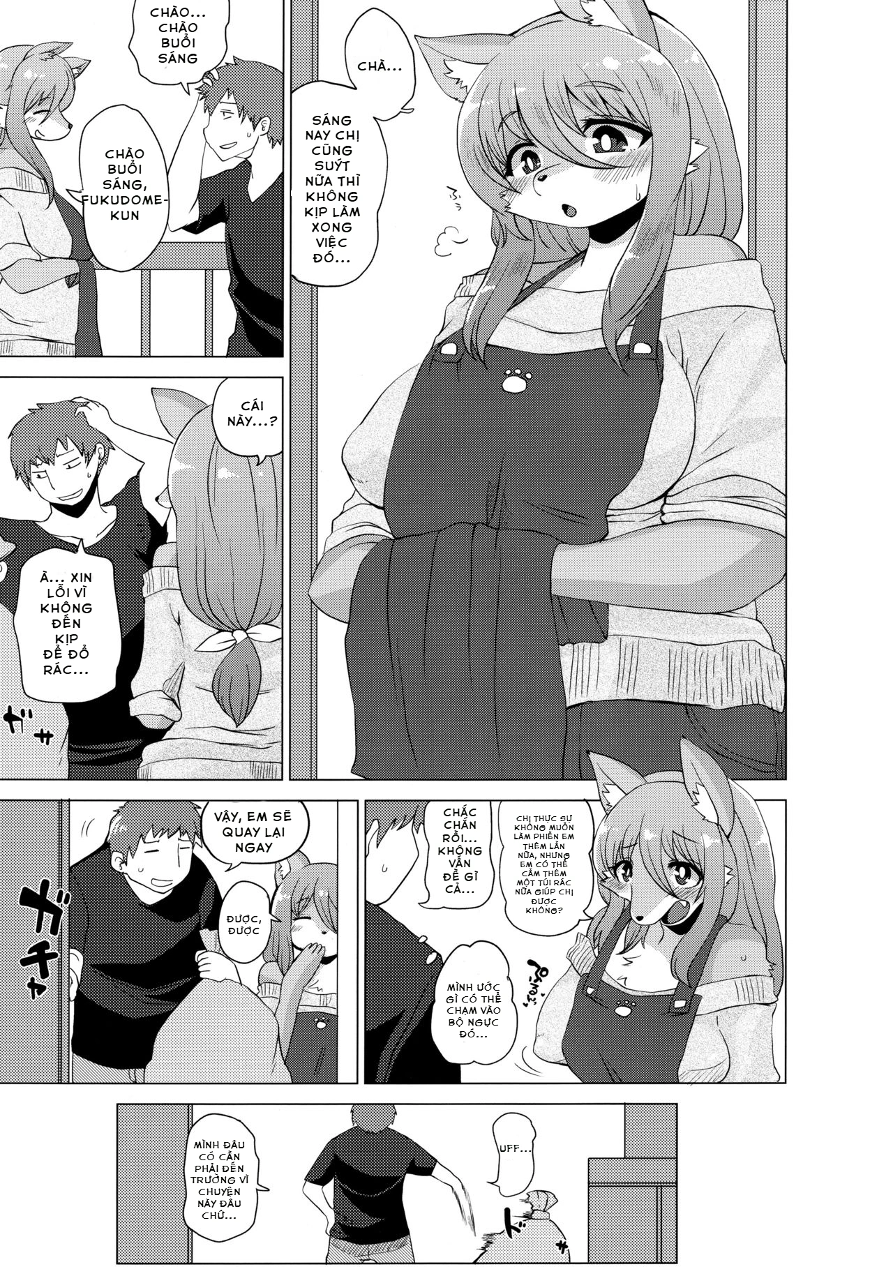 HentaiVN.net - Ảnh 6 - Kemono no Otonari-san - Oneshot