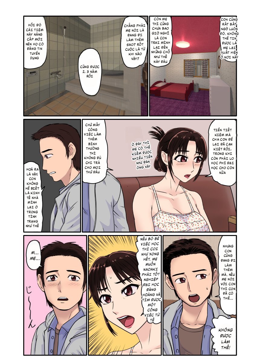 HentaiVN.net - Ảnh 7 - Bị thằng bạn lôi đến tiệm Soapland MILF, ai ngờ người phục vụ lại là mẹ tôi - Oneshot