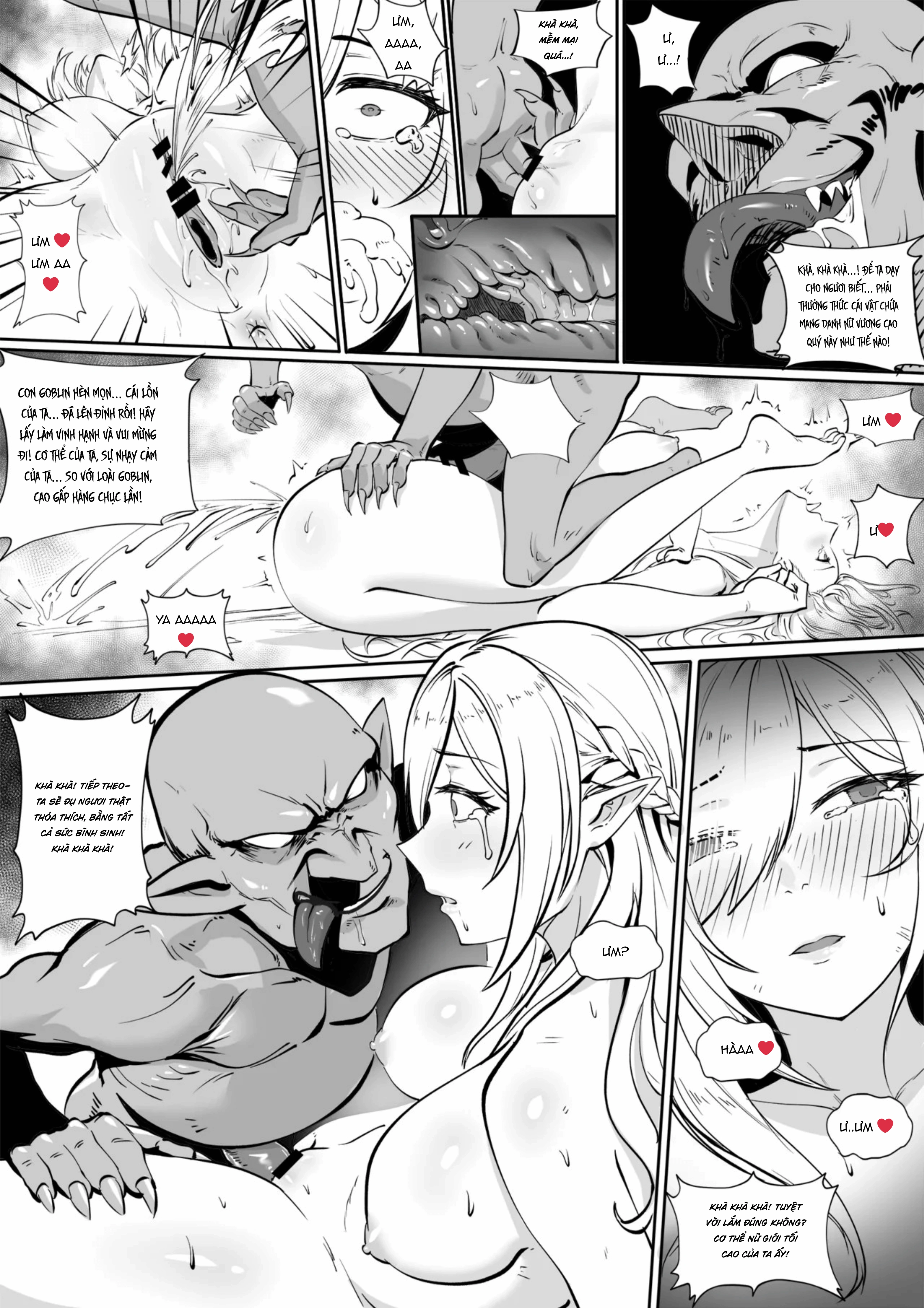 HentaiVN.net - Ảnh 8 - Sự đọa lạc của Nữ vương tộc Elf - oneshot