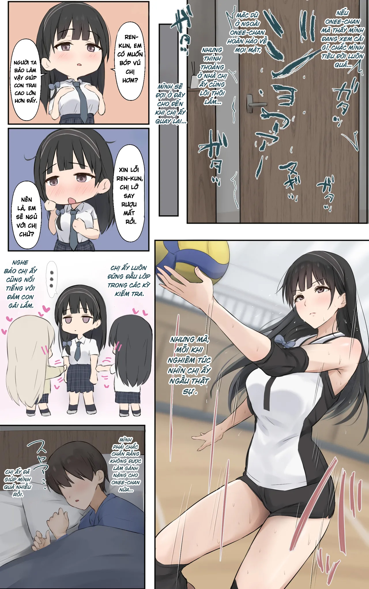 HentaiVN.net - Ảnh 7 - Boku no Onee-chan wa Sekai de Ichiban Tsuyokute kakkoiin da - Oneshot