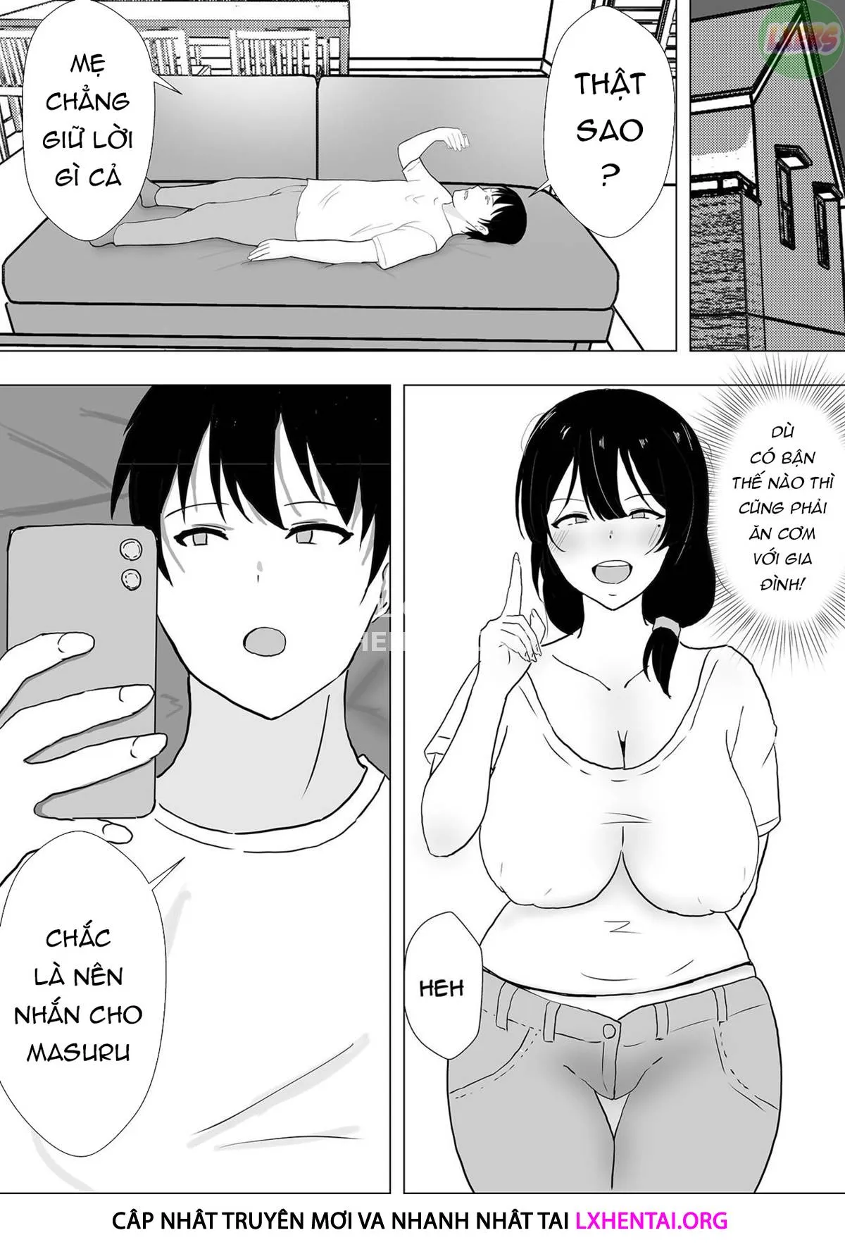 HentaiVN.net - Ảnh 60 - TomoKano Kaa-chan~ Daisuki na Ore no Hahaoya wa Aho na Shinyuu no Kanojo~ [My Mom Is My Friend's Girlfriend] - Chap 1