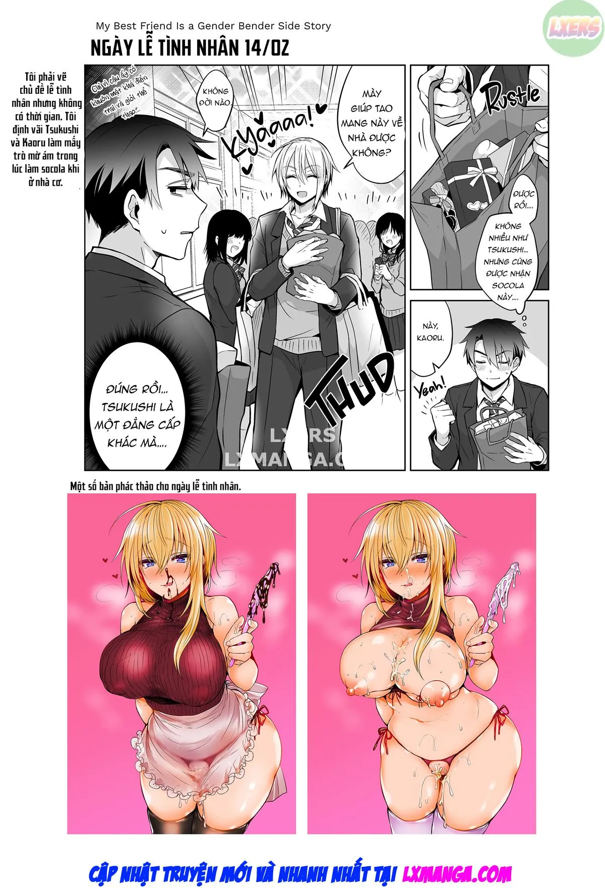 HentaiVN.net - Ảnh 60 - Ore No Shinyuu Wa TS (Seitenka) Taishitsu - Chap 2