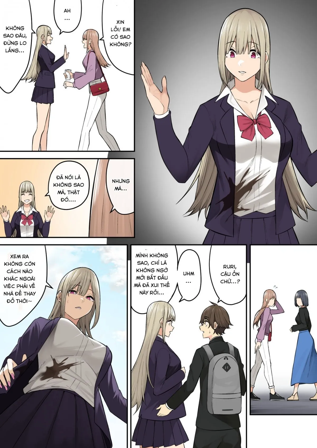 HentaiVN.net - Ảnh 60 - Imaizumi đưa cả bầy Gyaru về nhà mình - Chap 6