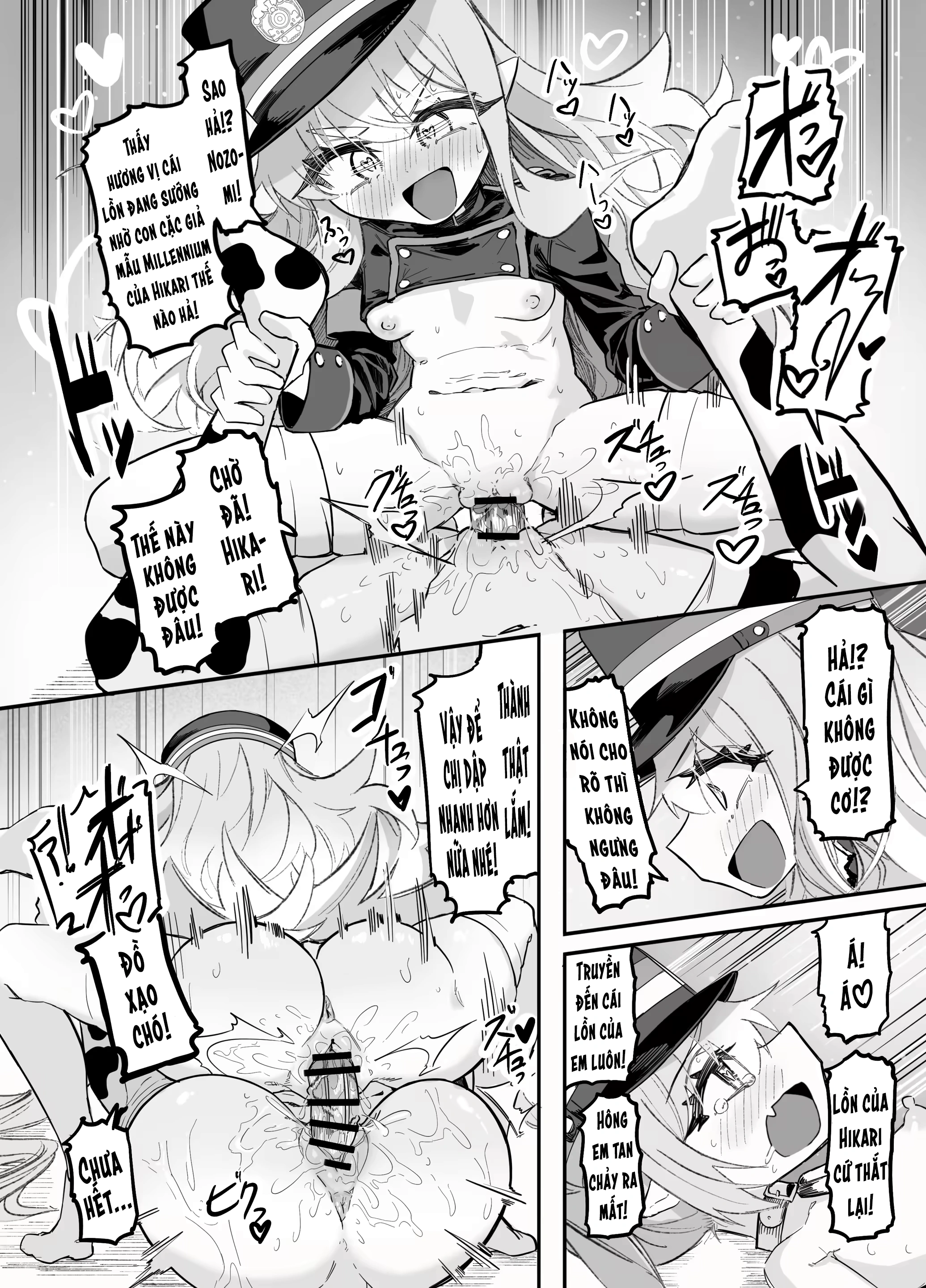 HentaiVN.net - Ảnh 61 - Nozomi Hikari & Đoàn Tàu Yuri Xình Xịch - Oneshot: Sếch Bùng Lổ