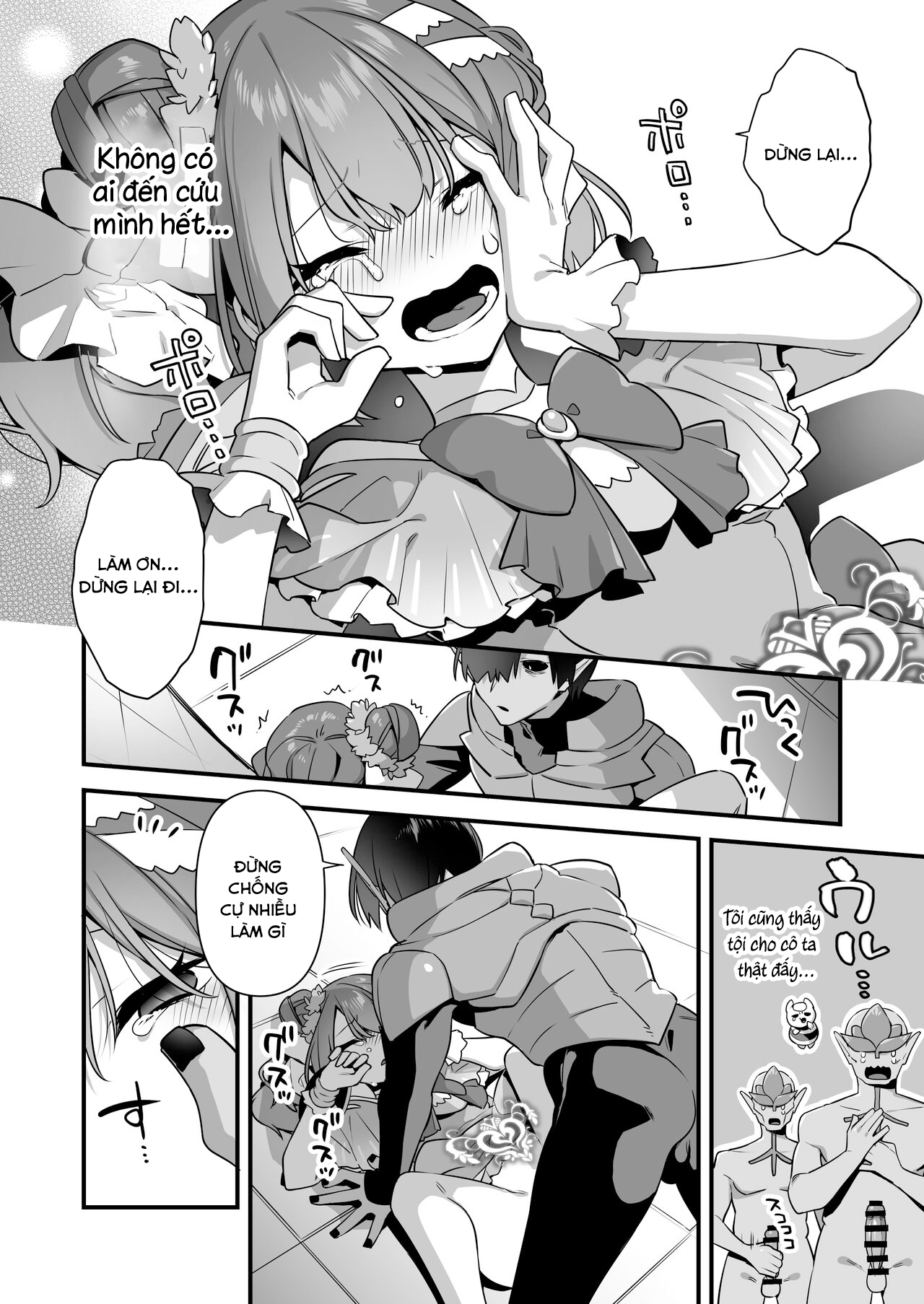 HentaiVN.net - Ảnh 62 - Aku no Tesaki ni Natta node. ~Mahou Shoujo o Ryoujoku Shimasu~ 2 - Chap 1
