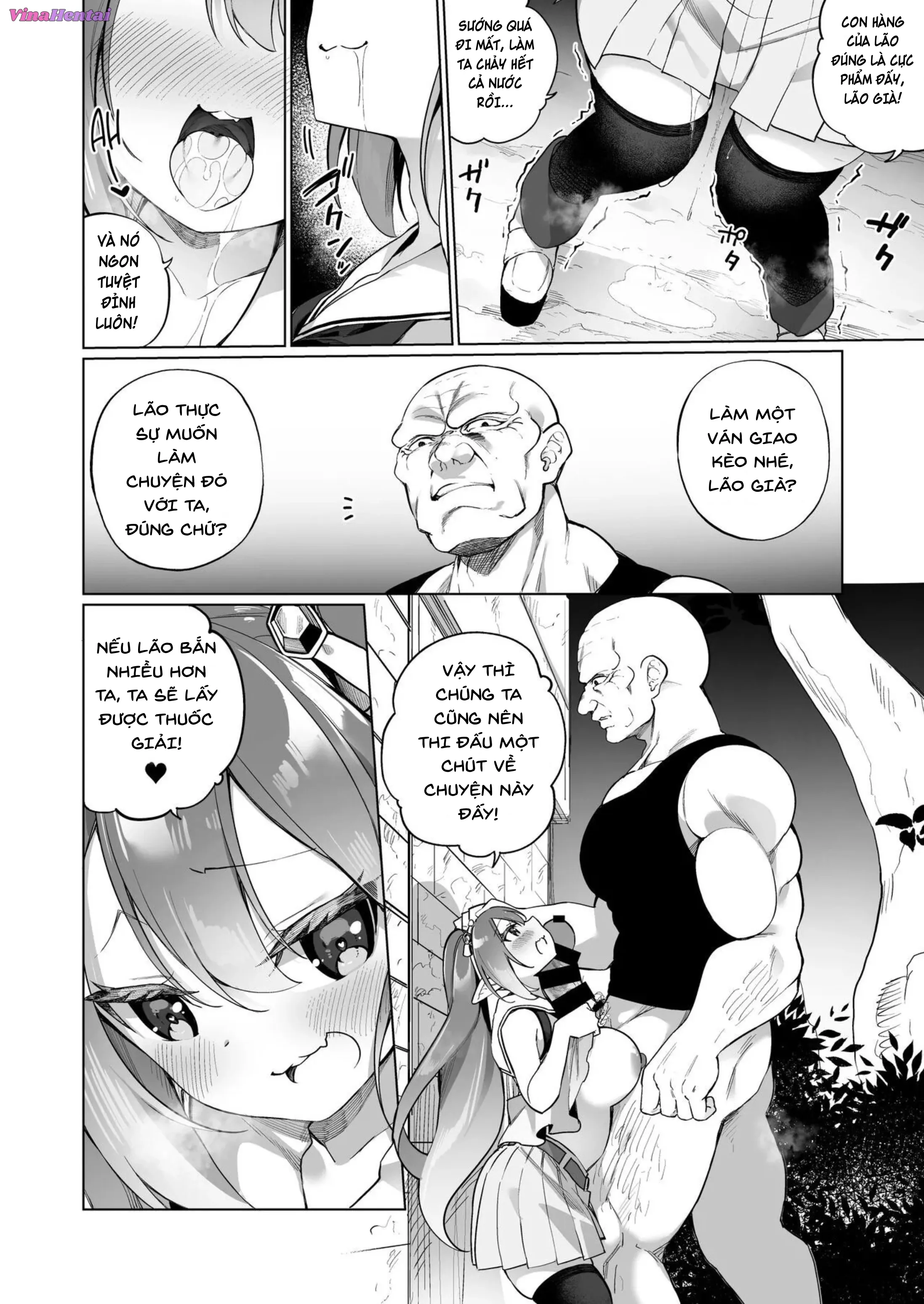 HentaiVN.net - Ảnh 24 - Tên Thủ Lĩnh Cướp Hóa Thành Một Bé Elf Hư Hỏng 2 – Thuốc Elf hóa (Phần 3) - Oneshot