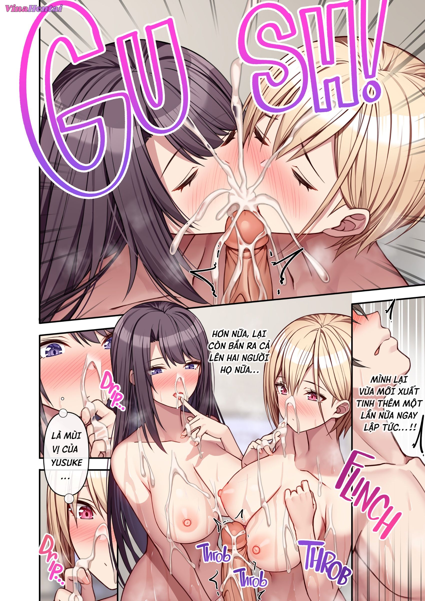HentaiVN.net - Ảnh 64 - Bạn gái luân phiên - Mối tình tay ba - Oneshot
