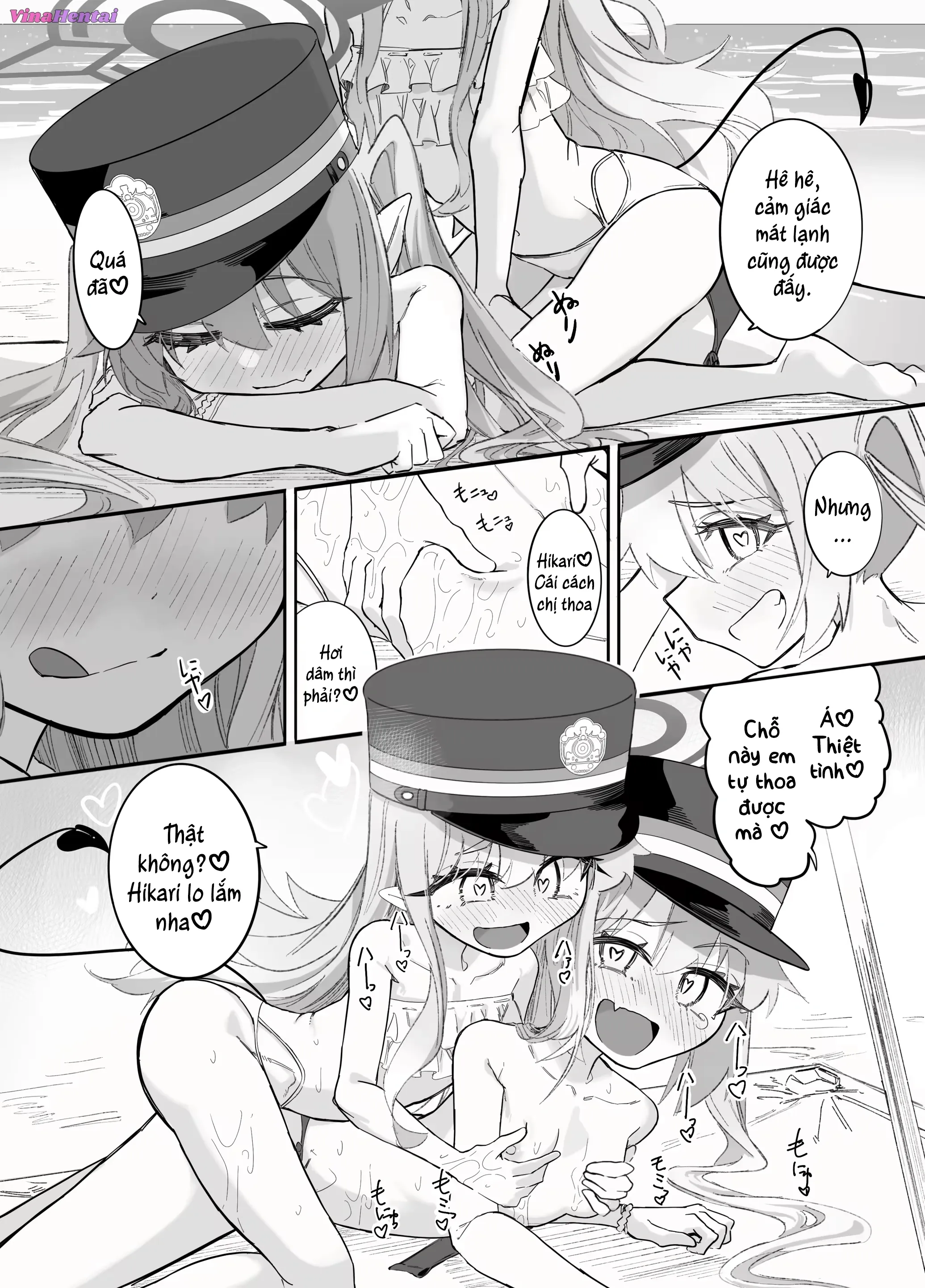 HentaiVN.net - Ảnh 65 - Nozomi Hikari & Đoàn Tàu Yuri Xình Xịch - Oneshot: Sếch Bùng Lổ