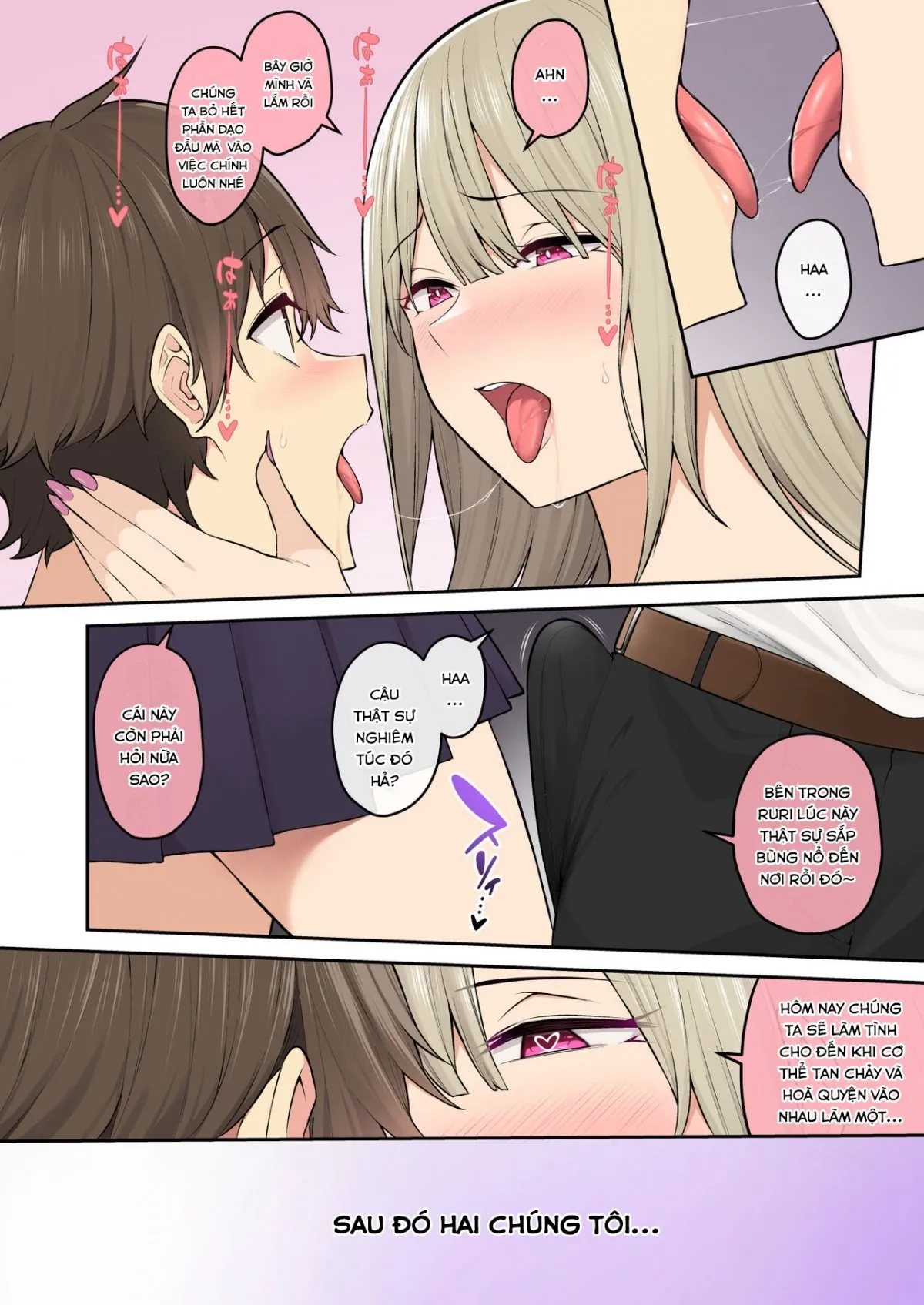 HentaiVN.net - Ảnh 65 - Imaizumi đưa cả bầy Gyaru về nhà mình - Chap 6