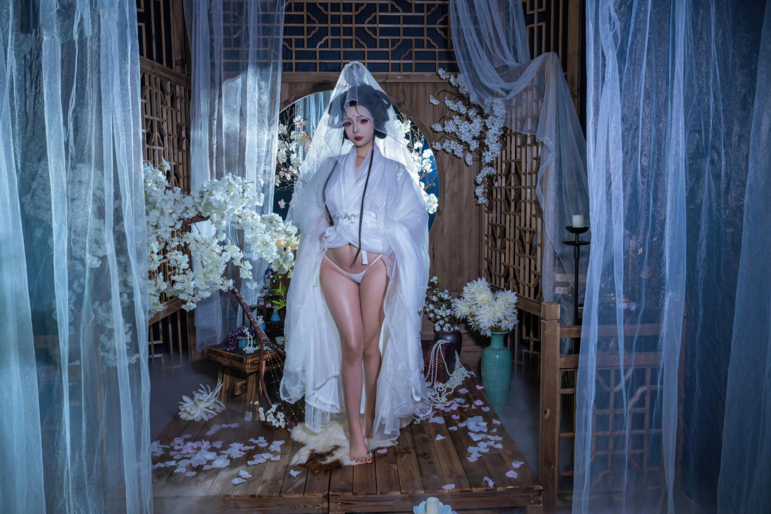 HentaiVN.net - Ảnh 22 - Cosplay thánh nữ Bạch Liên Giáo - Chương đầu