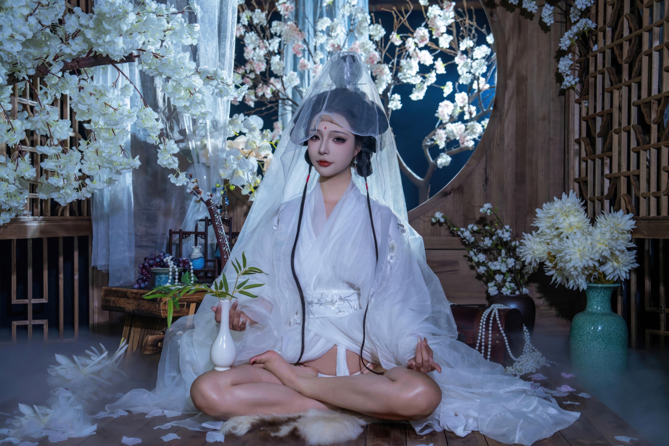 HentaiVN.net - Ảnh 27 - Cosplay thánh nữ Bạch Liên Giáo - Chương đầu