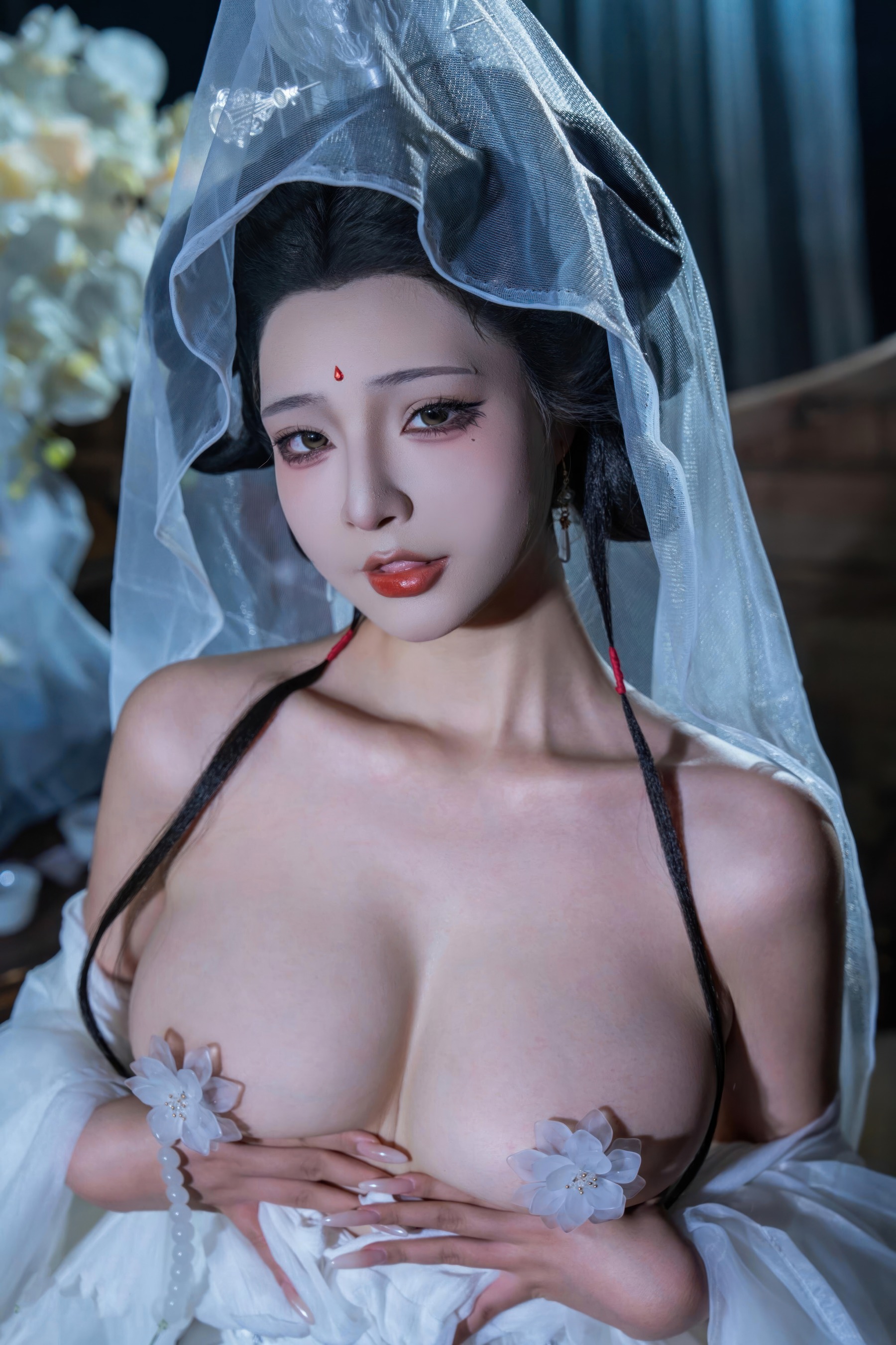 HentaiVN.net - Ảnh 65 - Cosplay thánh nữ Bạch Liên Giáo - Chương đầu