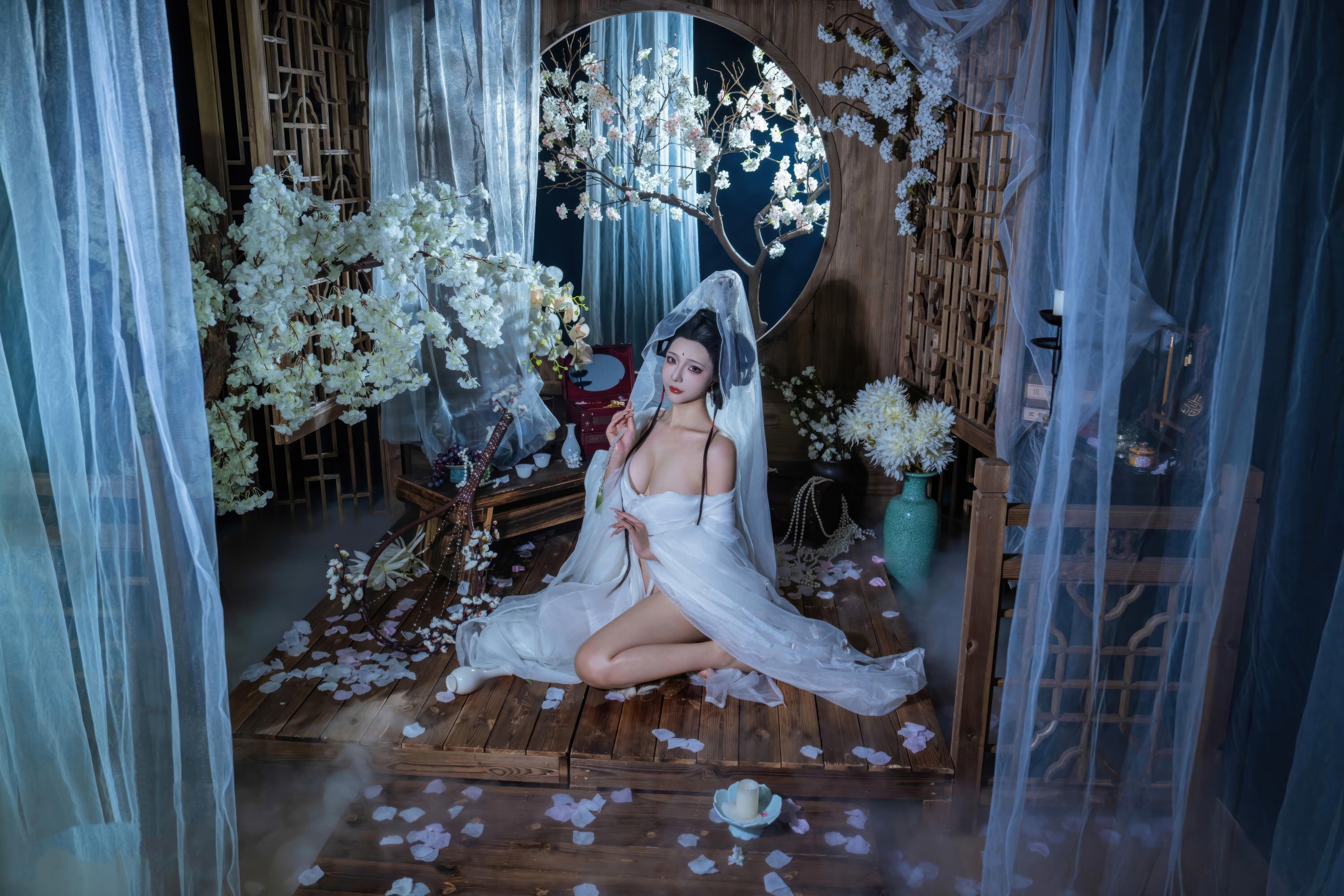 HentaiVN.net - Ảnh 31 - Cosplay thánh nữ Bạch Liên Giáo - Chương đầu