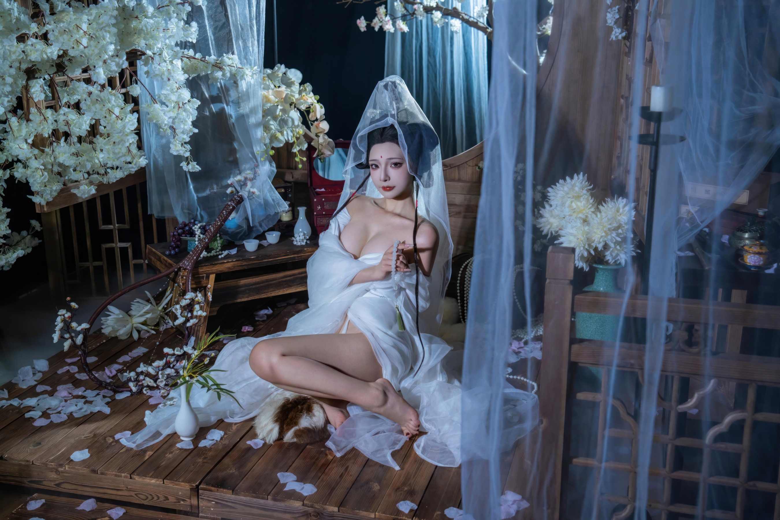 HentaiVN.net - Ảnh 41 - Cosplay thánh nữ Bạch Liên Giáo - Chương đầu