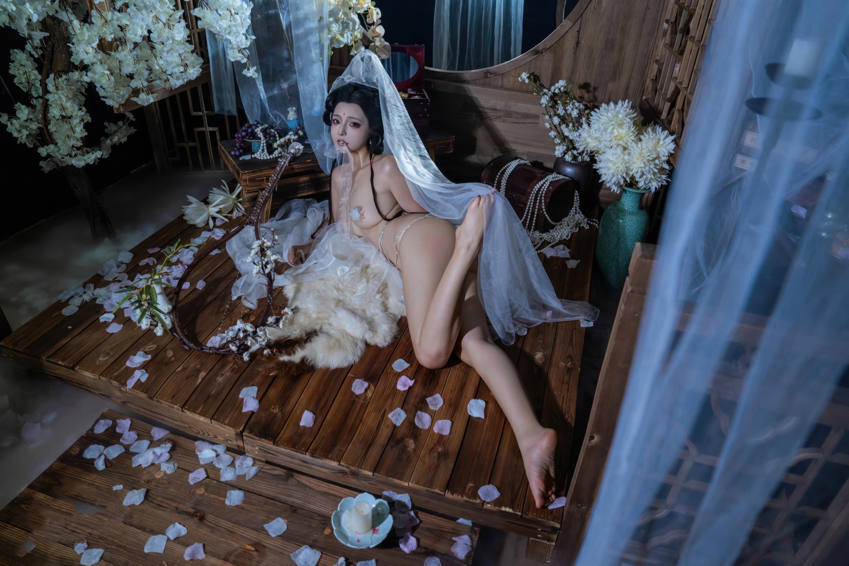 HentaiVN.net - Ảnh 57 - Cosplay thánh nữ Bạch Liên Giáo - Chương cuối