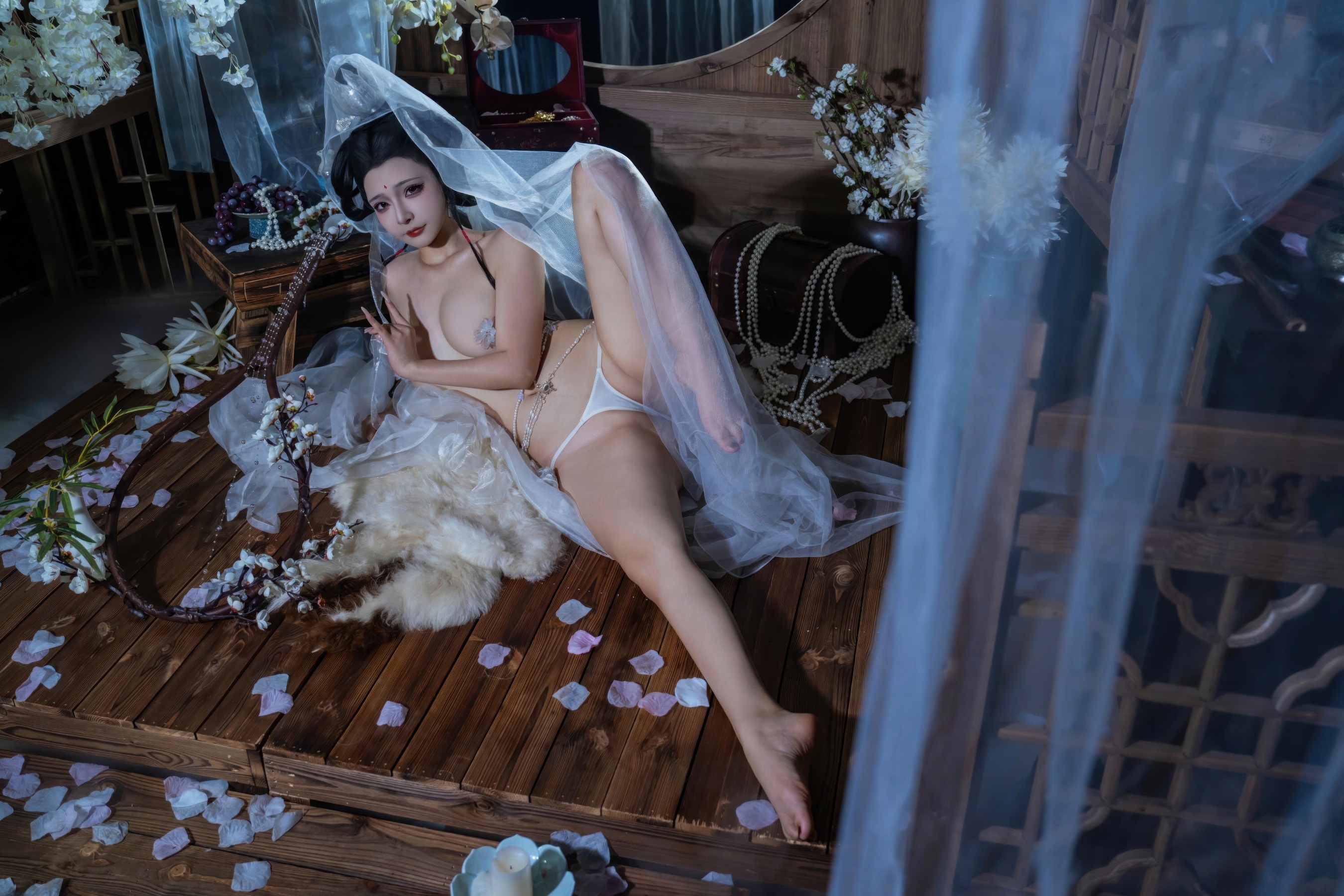 HentaiVN.net - Ảnh 58 - Cosplay thánh nữ Bạch Liên Giáo - Chương cuối