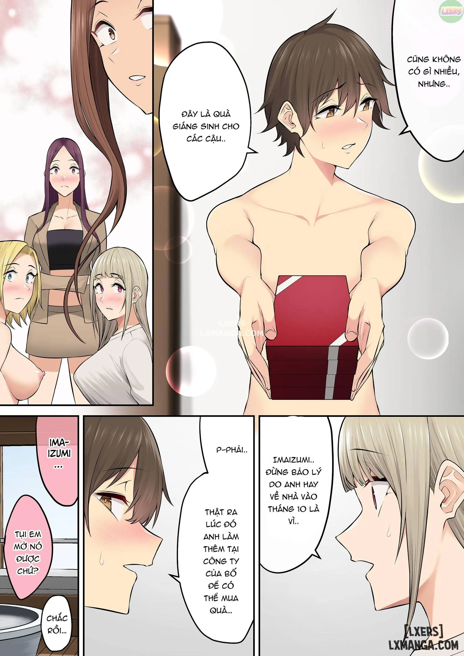 HentaiVN.net - Ảnh 65 - Imaizumi đưa cả bầy Gyaru về nhà mình - Chapter 5