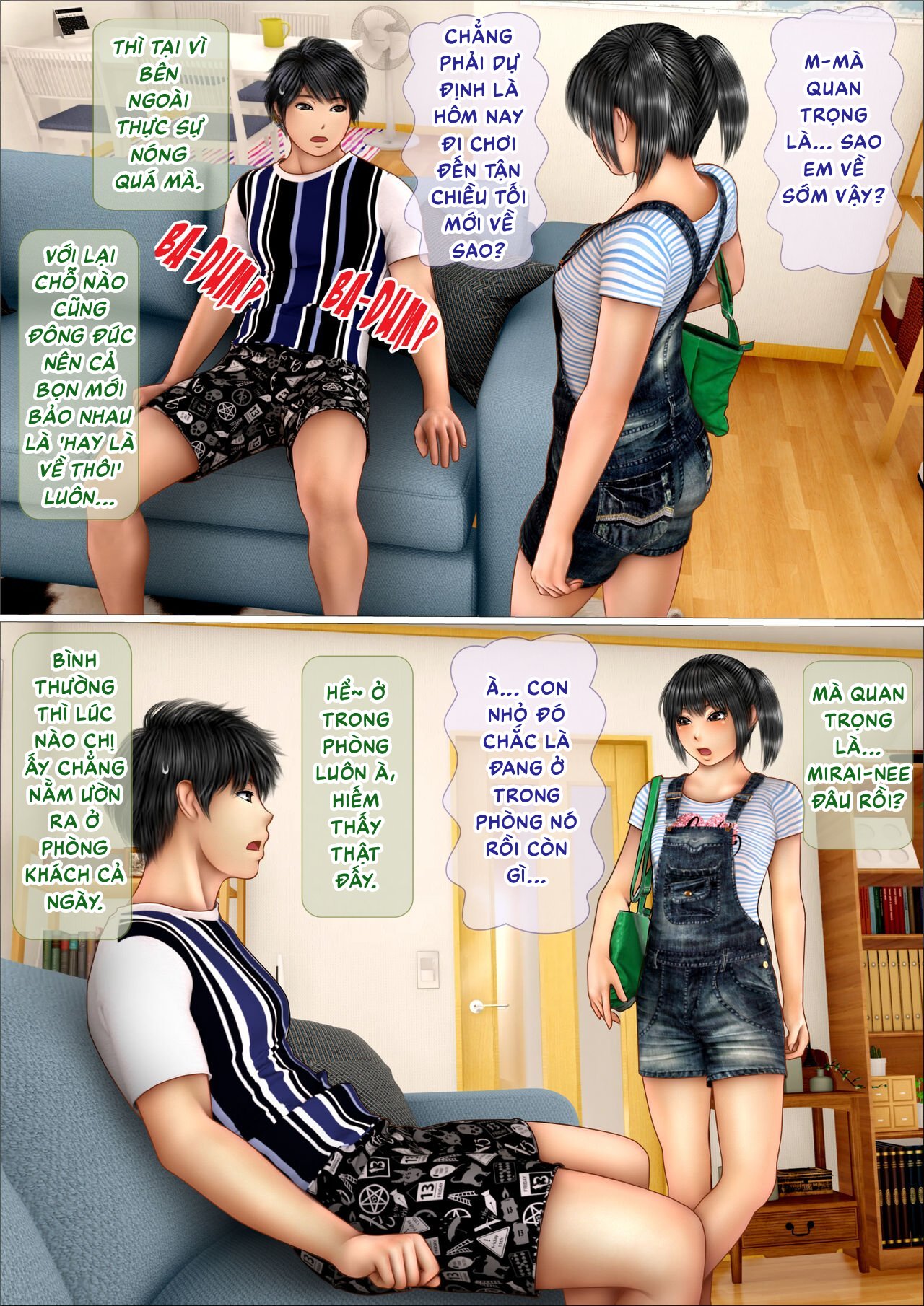 HentaiVN.net - Ảnh 67 - Làm thế nào mà đứa em gái tinh nghịch lại trở thành bạn tình của tôi  - Oneshot