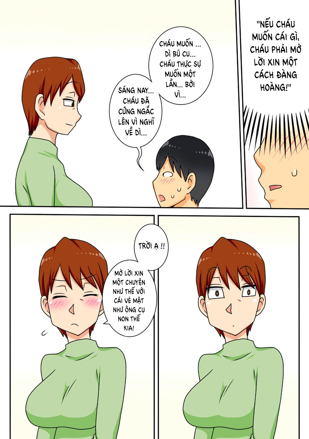 HentaiVN.net - Ảnh 20 - Cháu trai nhút nhát, đụ nát lồn dì! - Chap 1