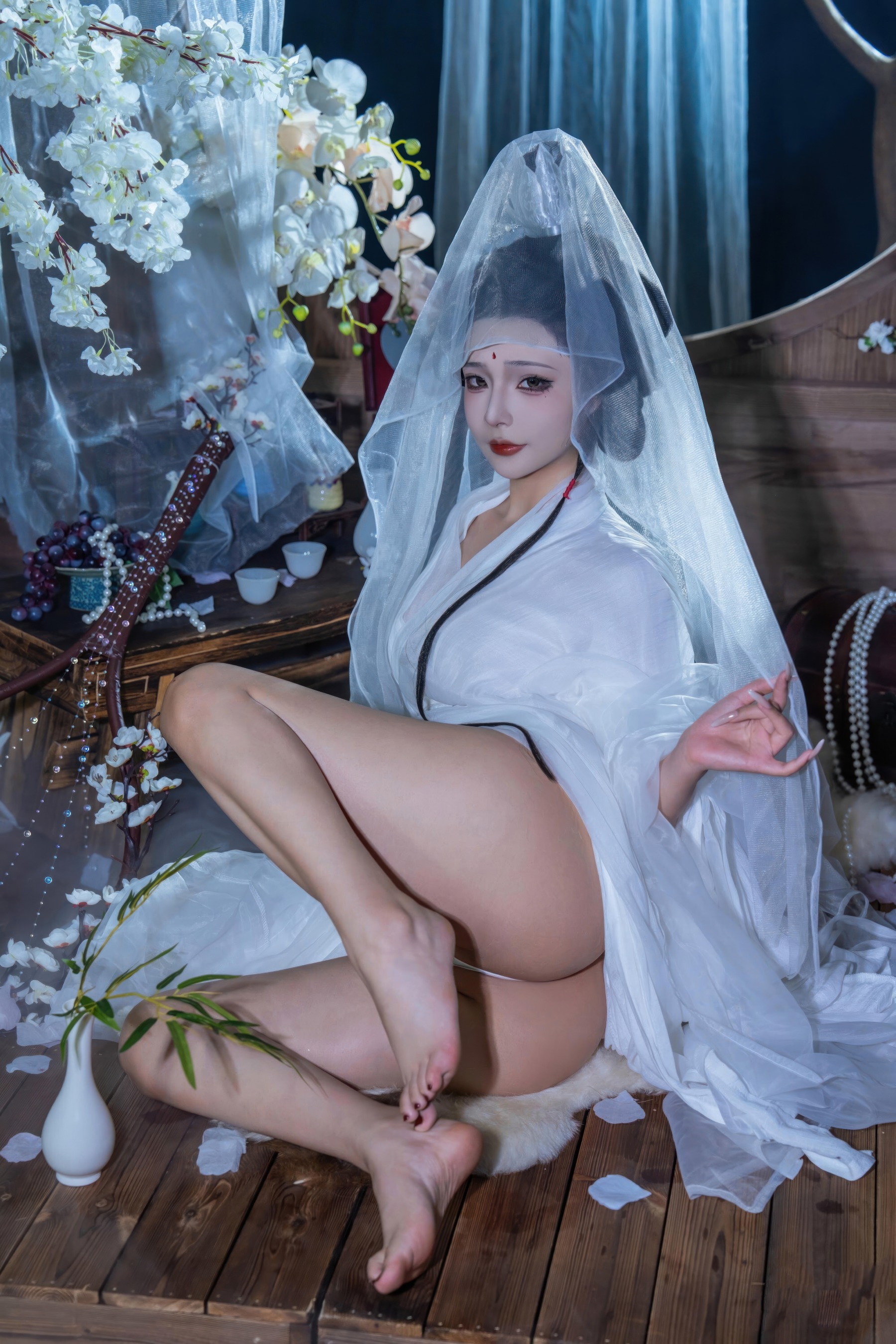 HentaiVN.net - Ảnh 30 - Cosplay thánh nữ Bạch Liên Giáo - Chương đầu