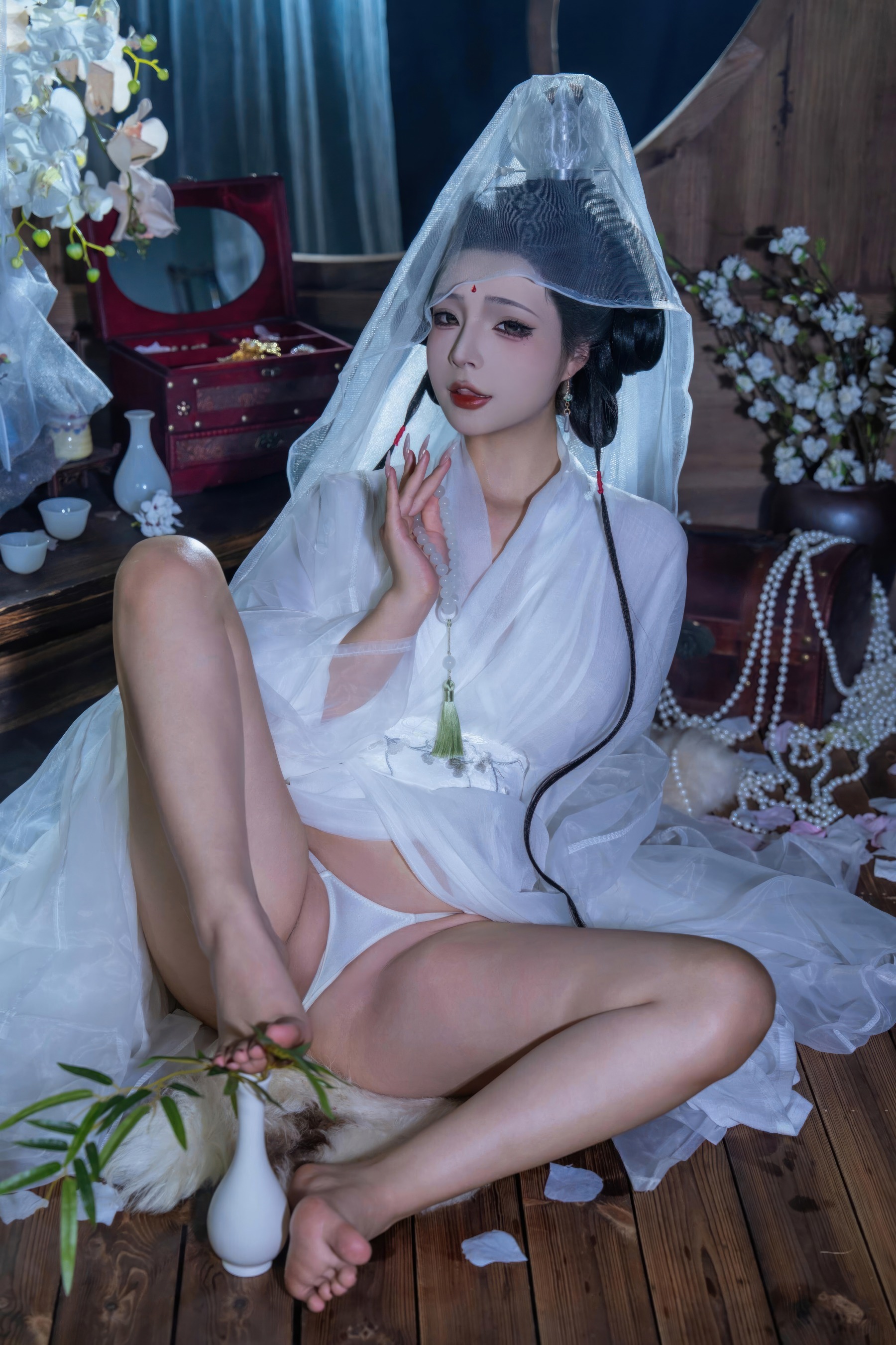HentaiVN.net - Ảnh 29 - Cosplay thánh nữ Bạch Liên Giáo - Chương đầu