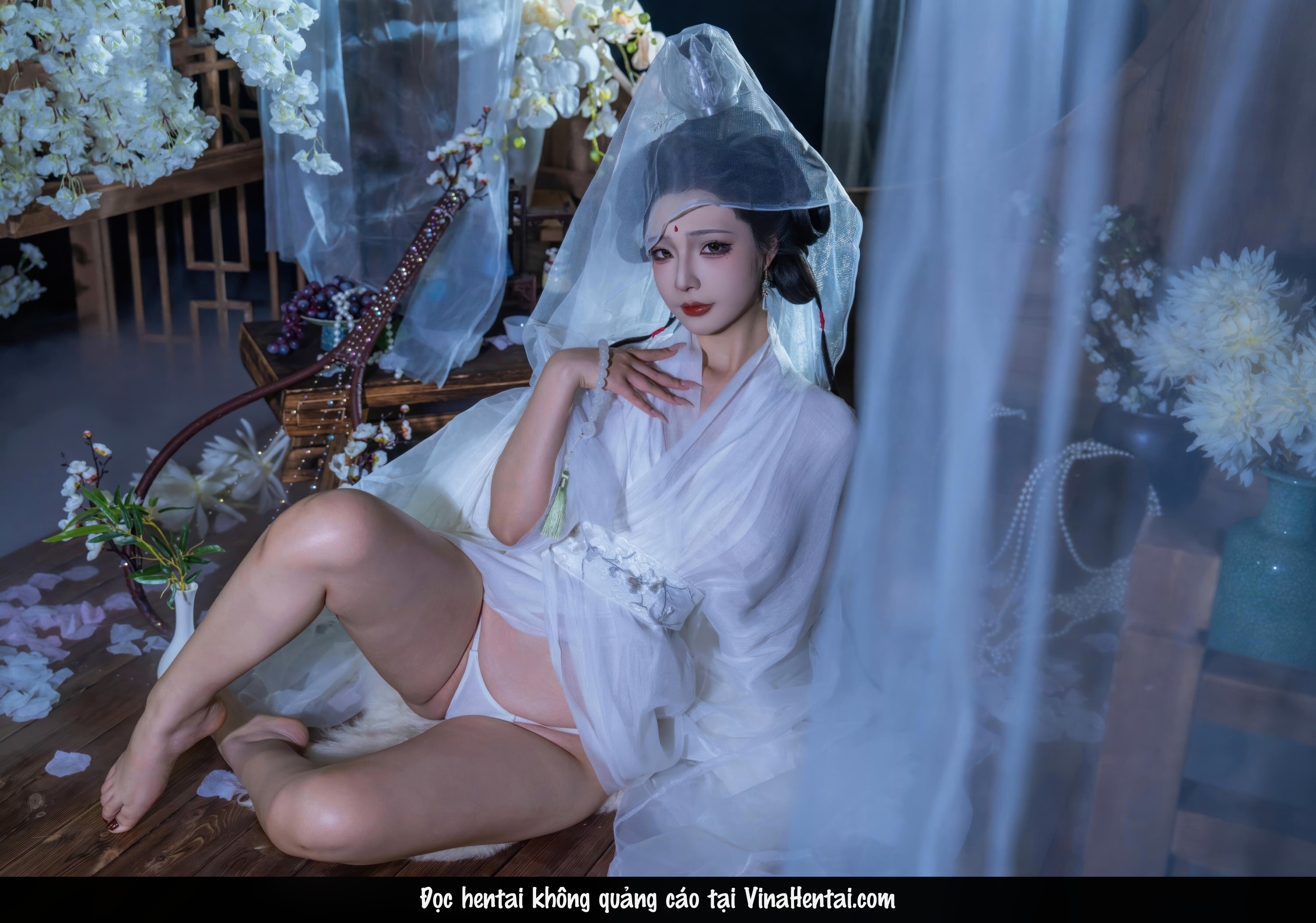 HentaiVN.net - Ảnh 35 - Cosplay thánh nữ Bạch Liên Giáo - Chương đầu