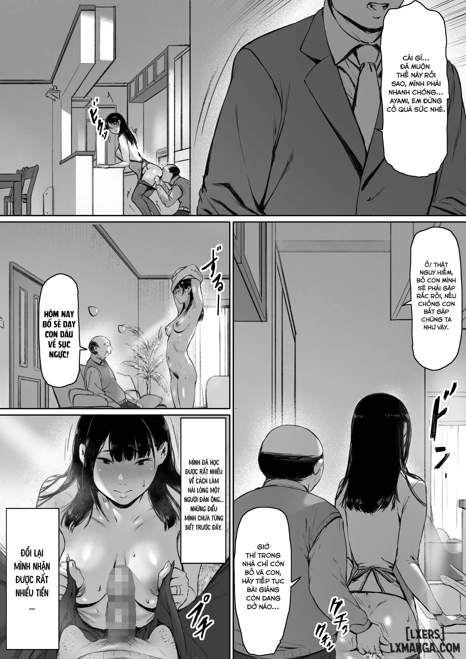 HentaiVN.net - Ảnh 67 - 1. Ánh nhìn của bố chồng 1 - Chapter 1