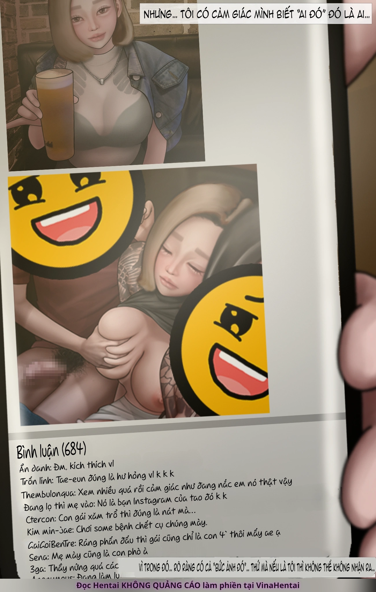 HentaiVN.net - Ảnh 71 - Gái Du Côn X Wibu Đụt Cận Trĩ - Chap 8